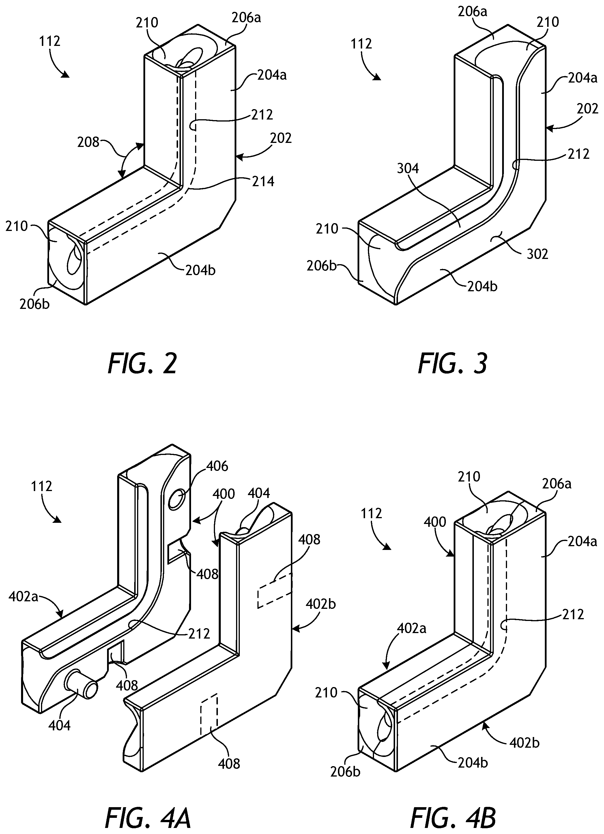 Patent US11773646 Figure 2 – Corner cleats with wiring passageway