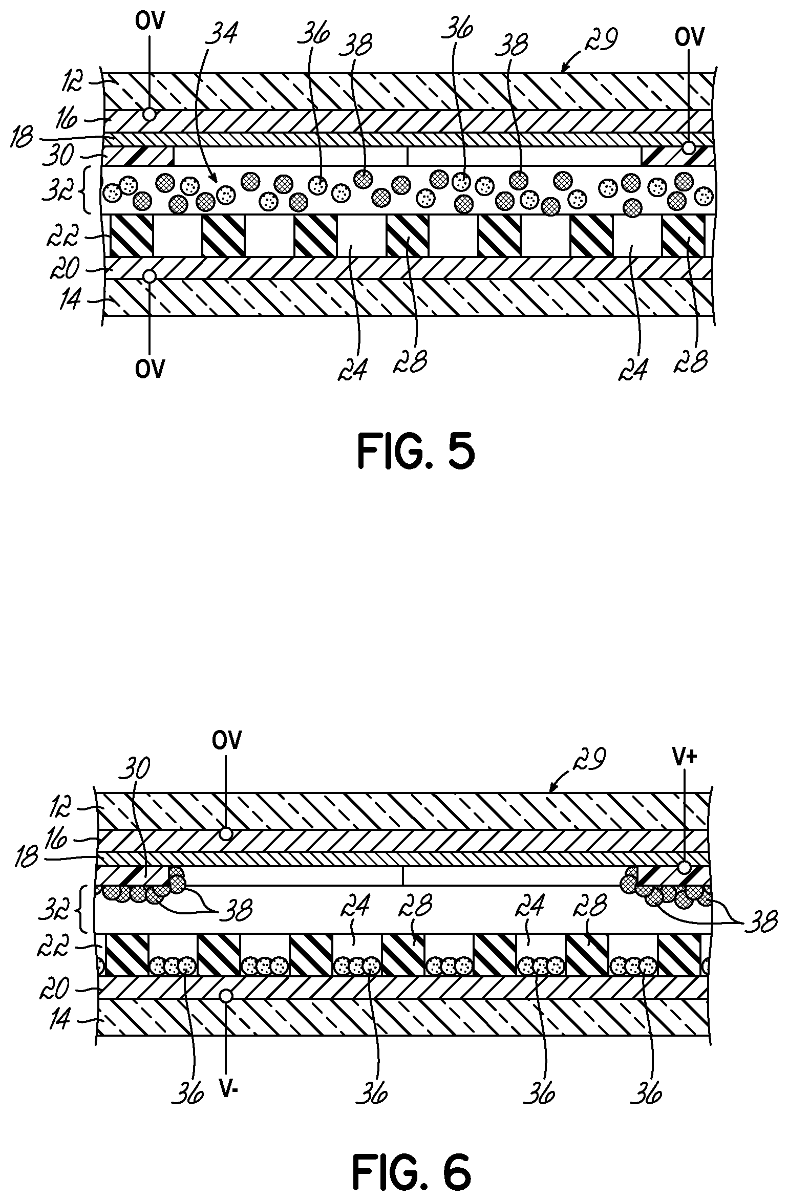 Patent US11773647 Figure 3 – Two particle electrophoretic laminate for use with smart windows with reduced diffraction