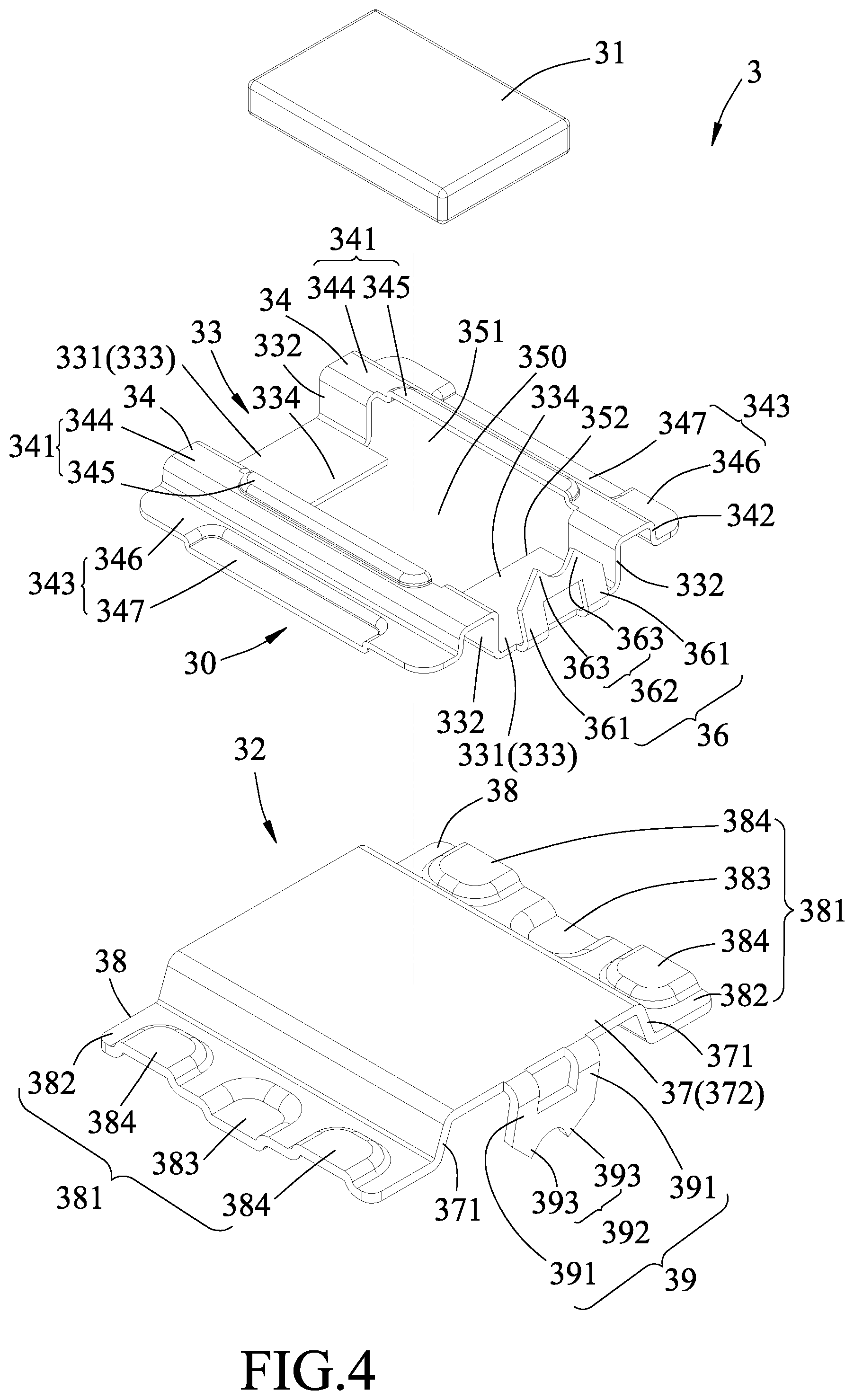 Patent US11773648 Figure 4 – Cellular shade