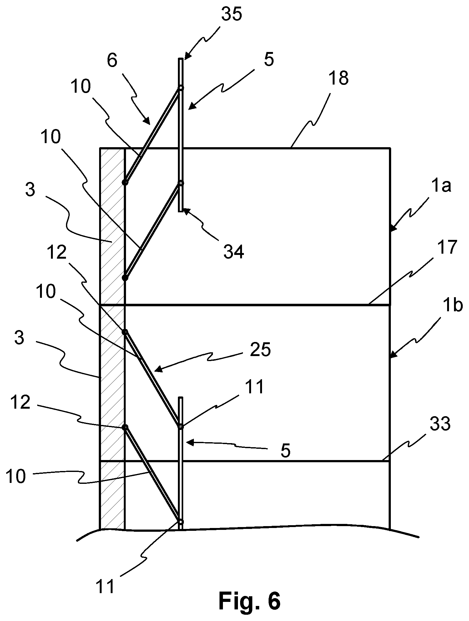 Patent US11773650 Figure 6 – Method for erecting a tower, tower segment, supply structure, and tower