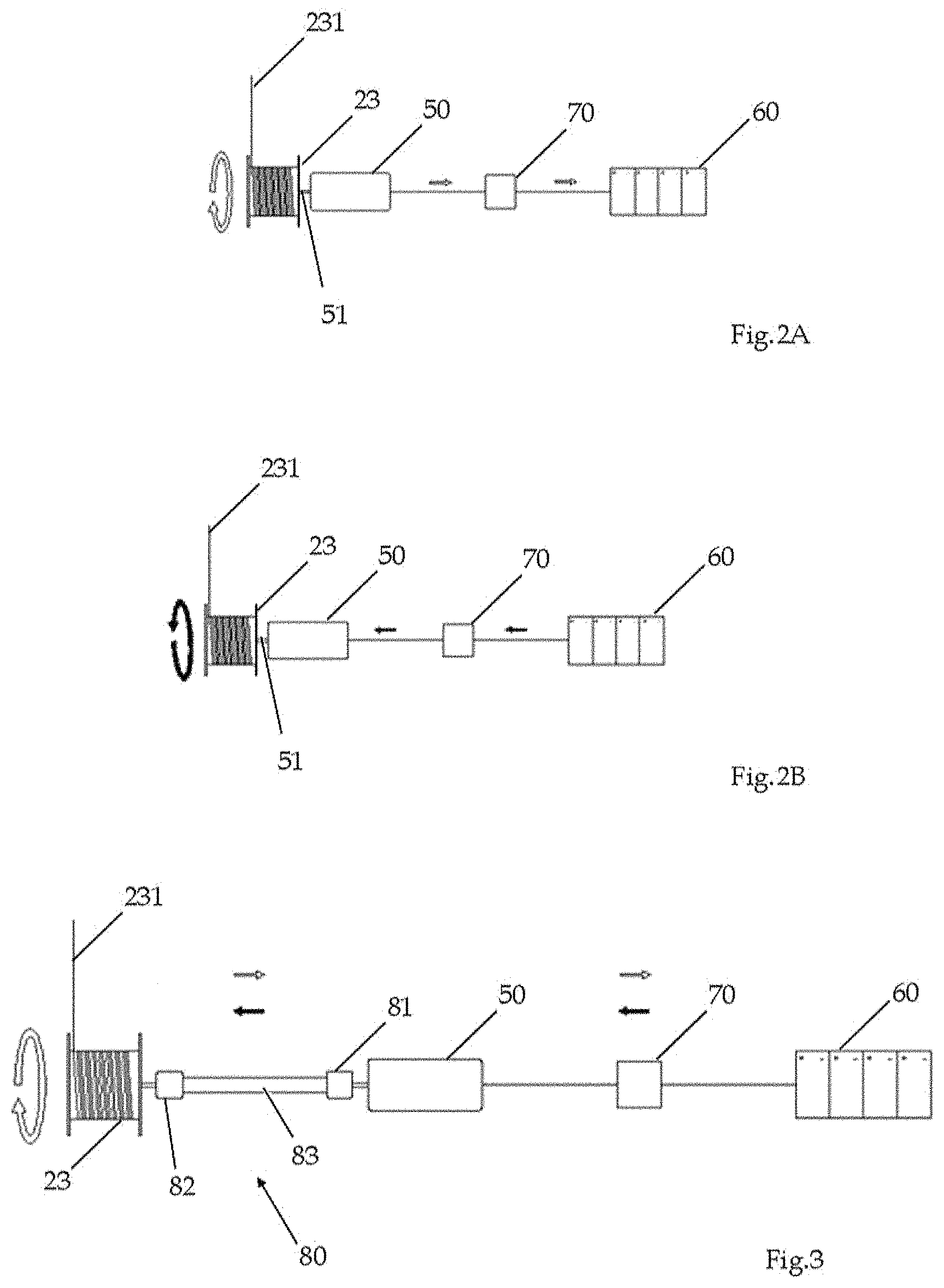 Patent US11773651 Figure 2 – Drilling machine for foundation piles comprising an electric energy recovery winch
