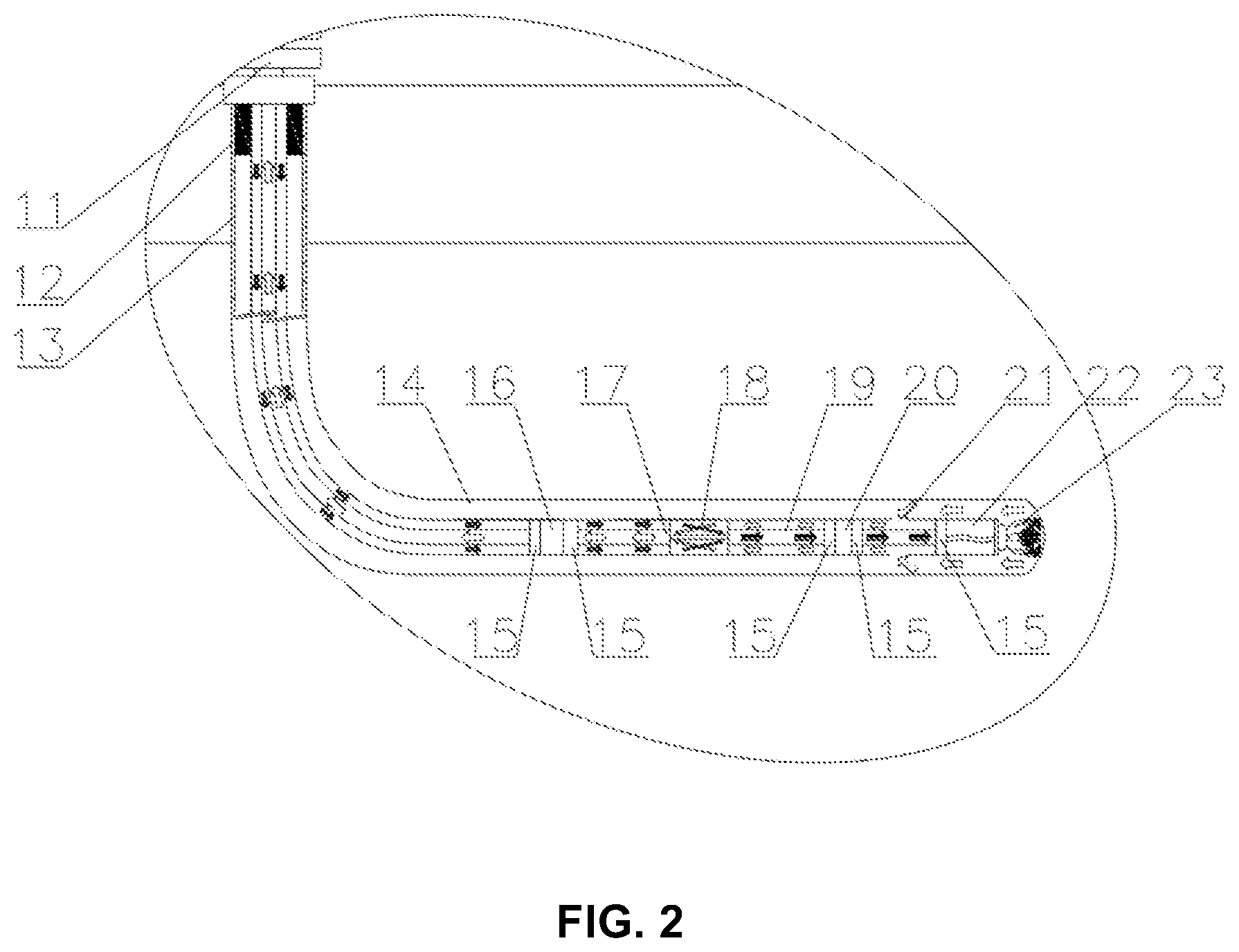 Patent US11773653 Figure 2 – Double-layer coiled tubing double-gradient drilling system