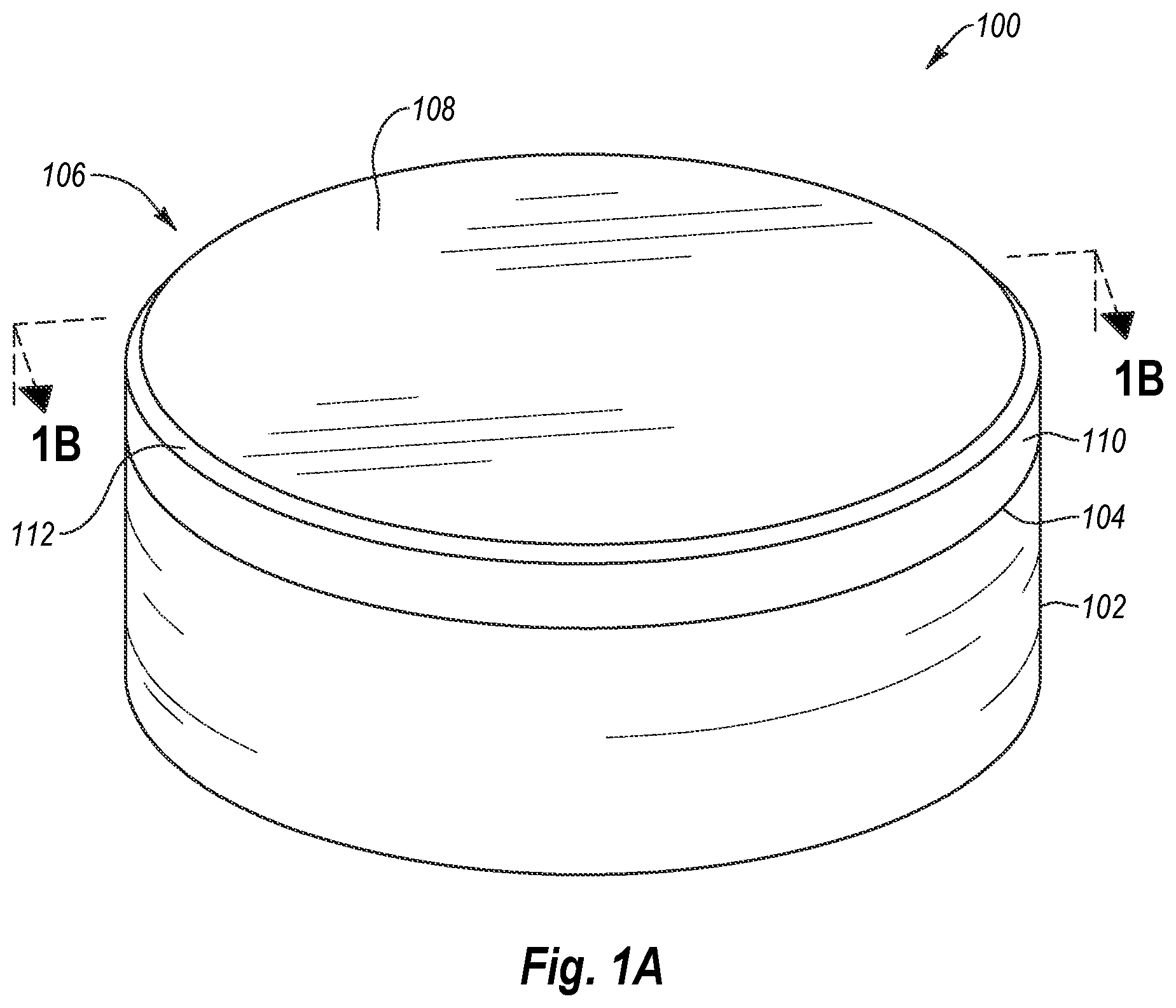 Patent US11773654 — Polycrystalline diamond compacts, methods of making same, and applications therefor — Figure 1