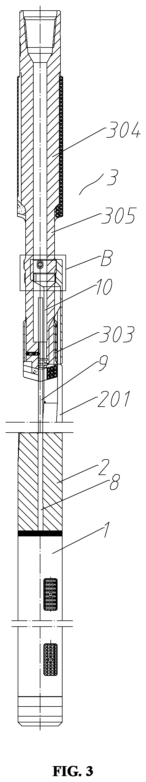 Patent US11773655 Figure 3 – Integrated whipstock and separation method thereof