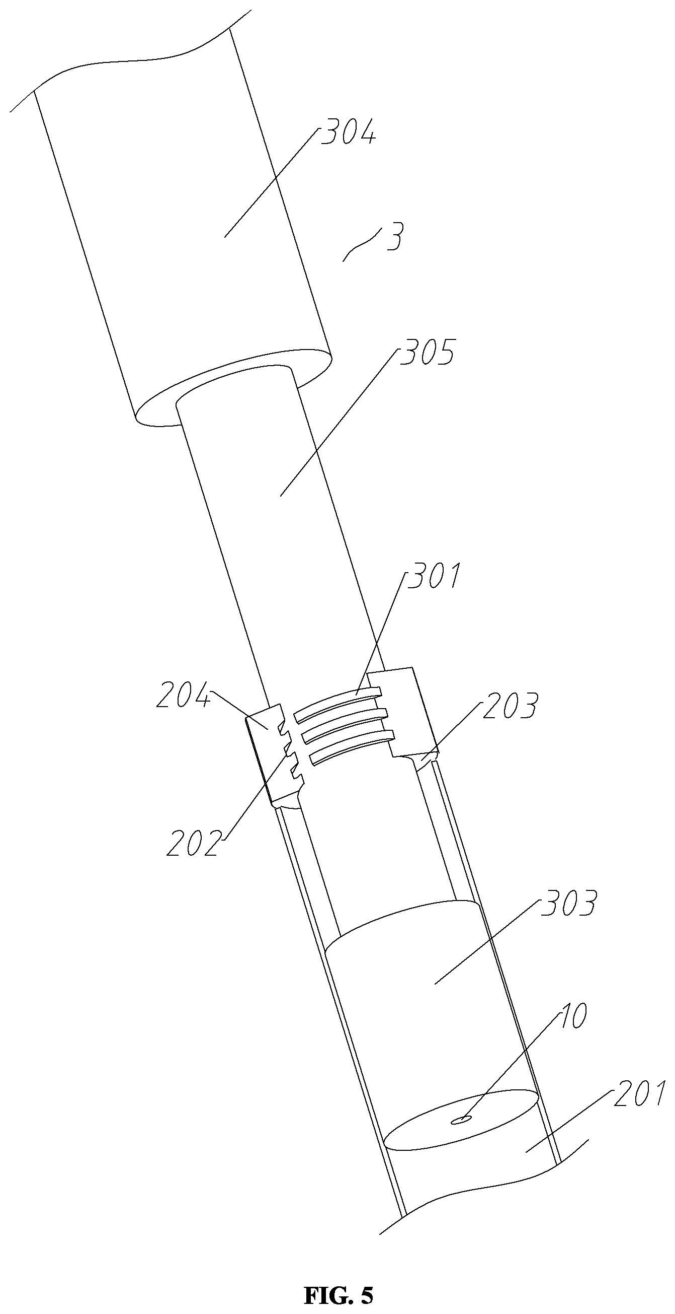 Patent US11773655 Figure 5 – Integrated whipstock and separation method thereof