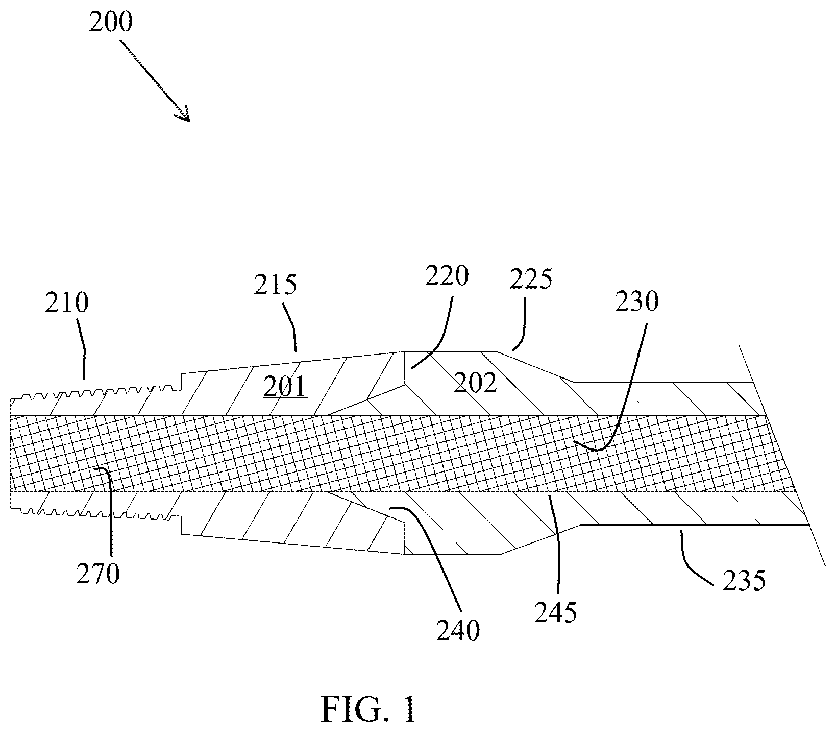 Patent US11773656 Figure 1 – Lineable tubular