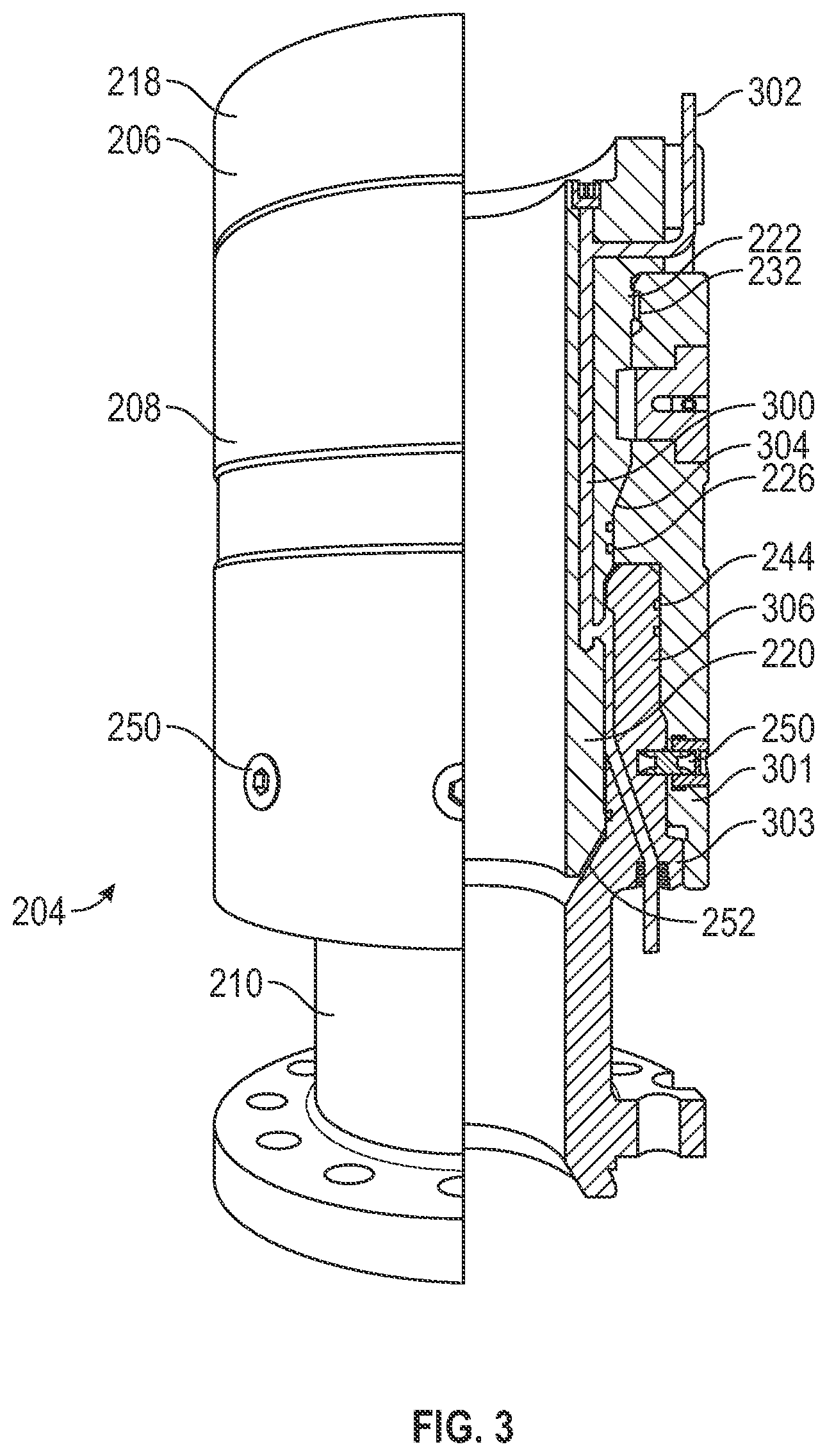 Patent US11773658 Figure 3 – Quick connection interface for electrical submersible pump components