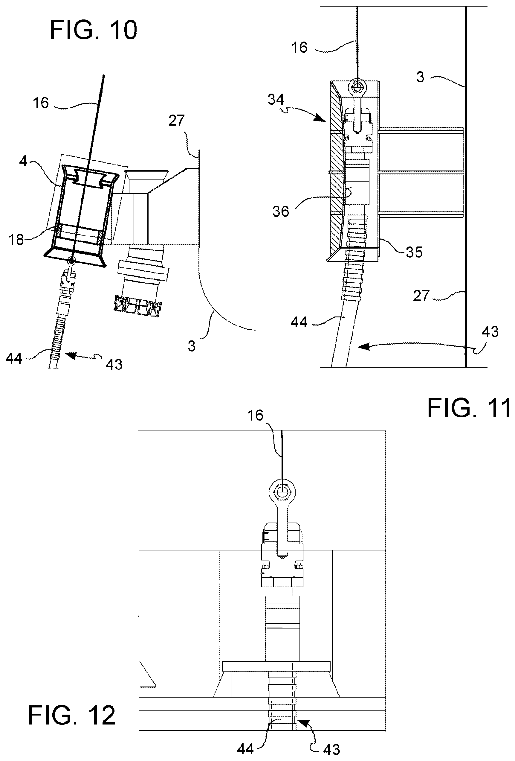 Patent US11773661 Figure 5 – Off shore riser fixation system and method