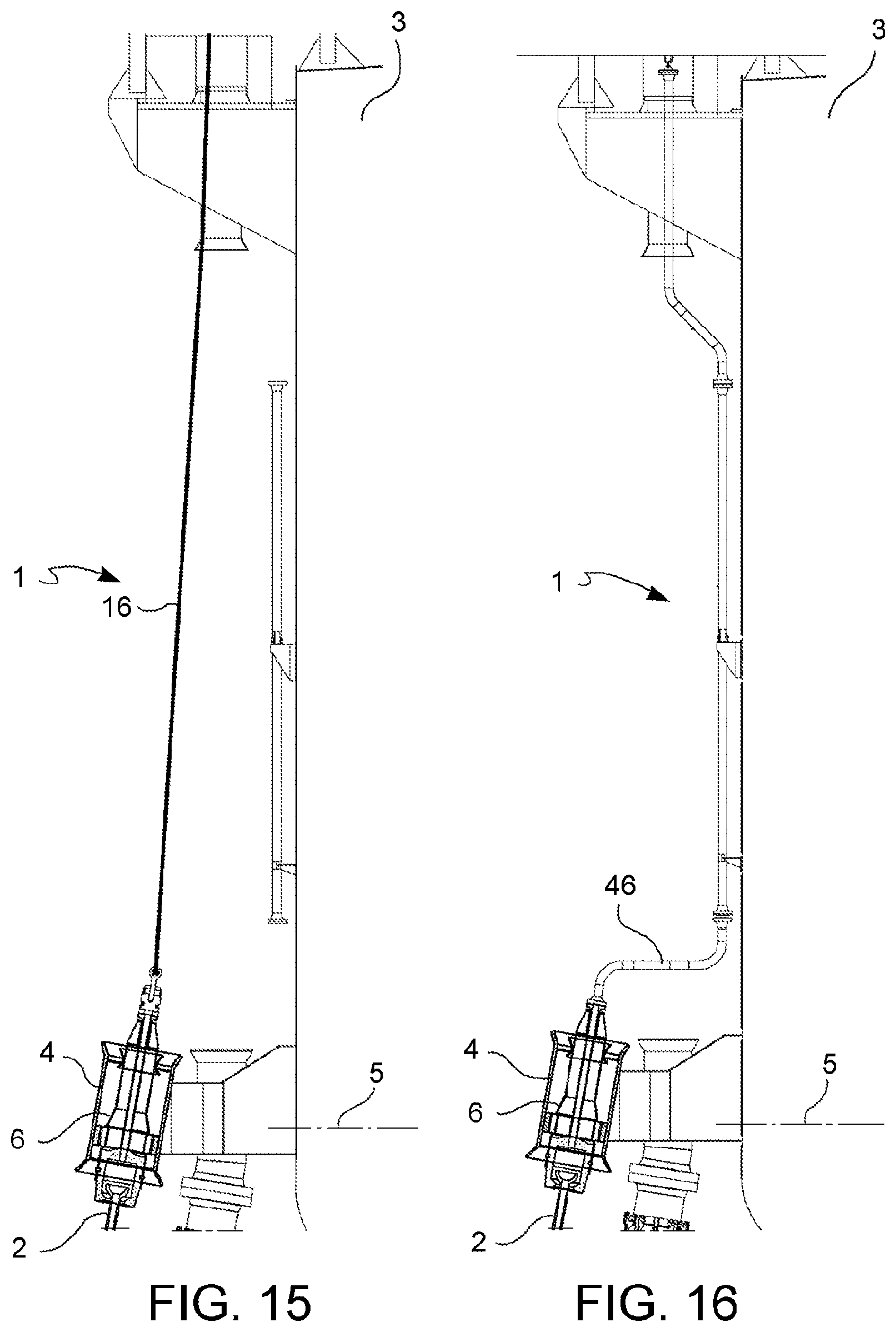 Patent US11773661 Figure 7 – Off shore riser fixation system and method