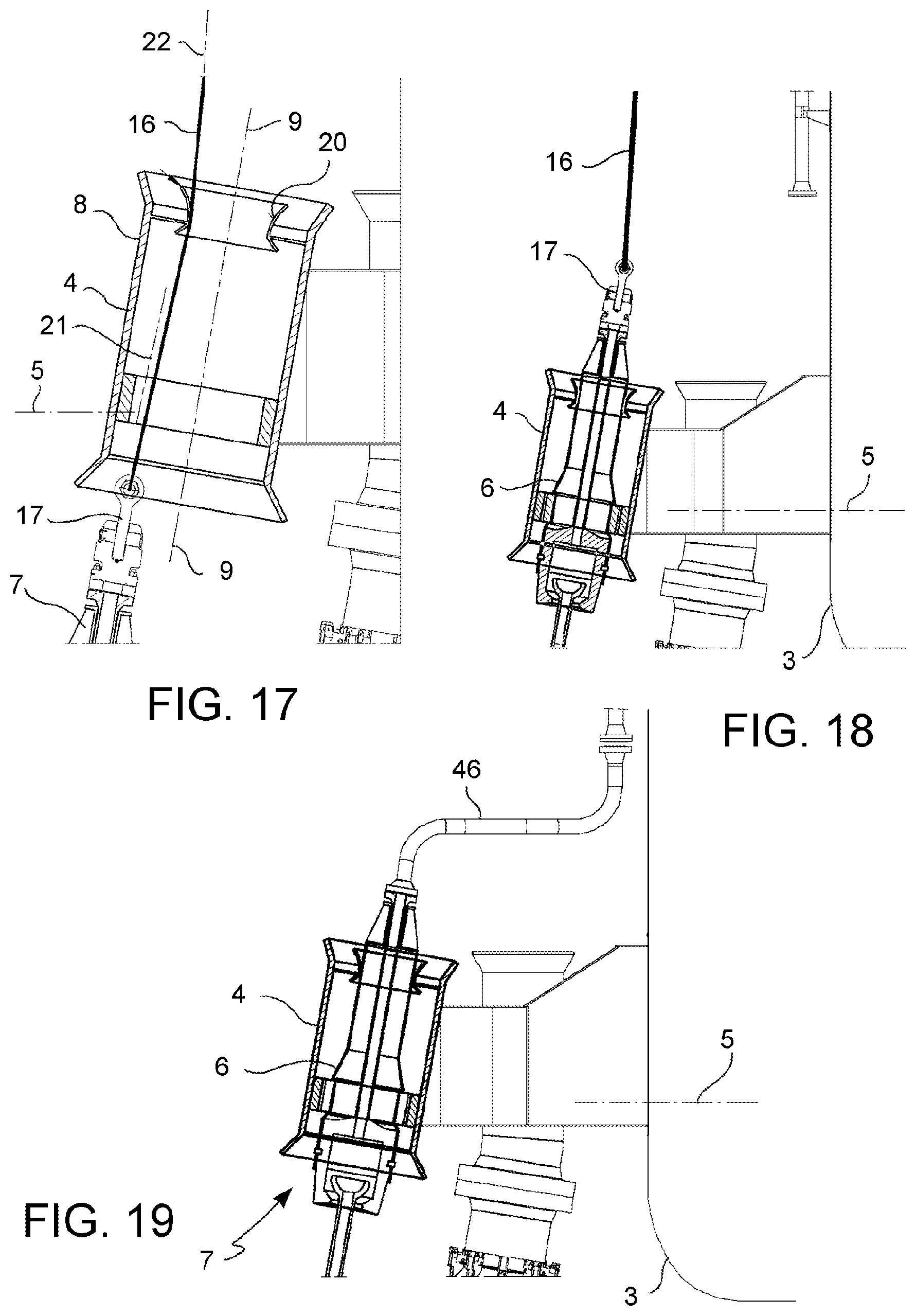 Patent US11773661 Figure 8 – Off shore riser fixation system and method