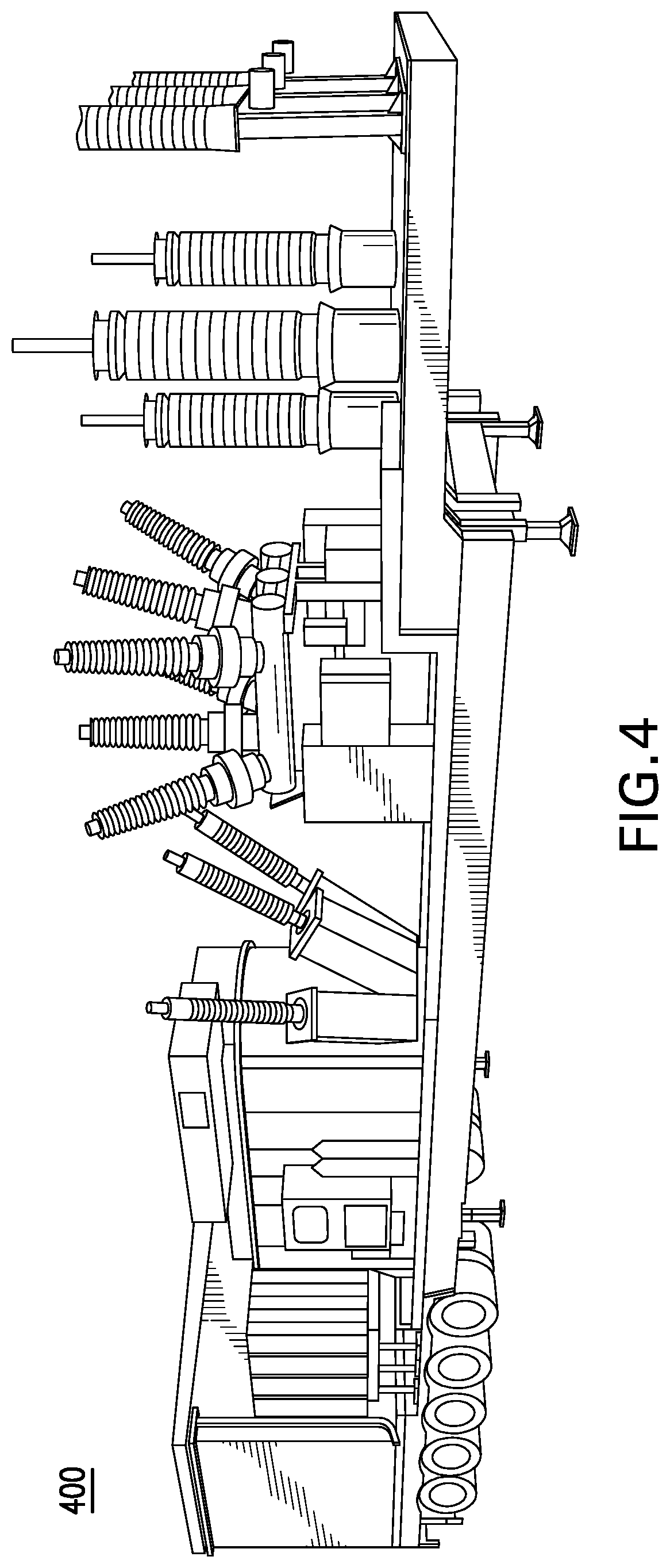 Patent US11773664 Figure 4 – Variable frequency drive configuration for electric driven hydraulic fracking system