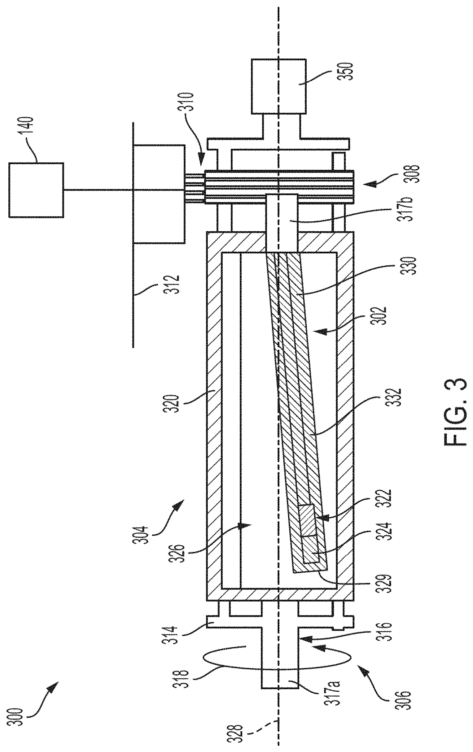 Patent US11773665 Figure 3 – Aging cell for determining properties of wellbore treatment fluid