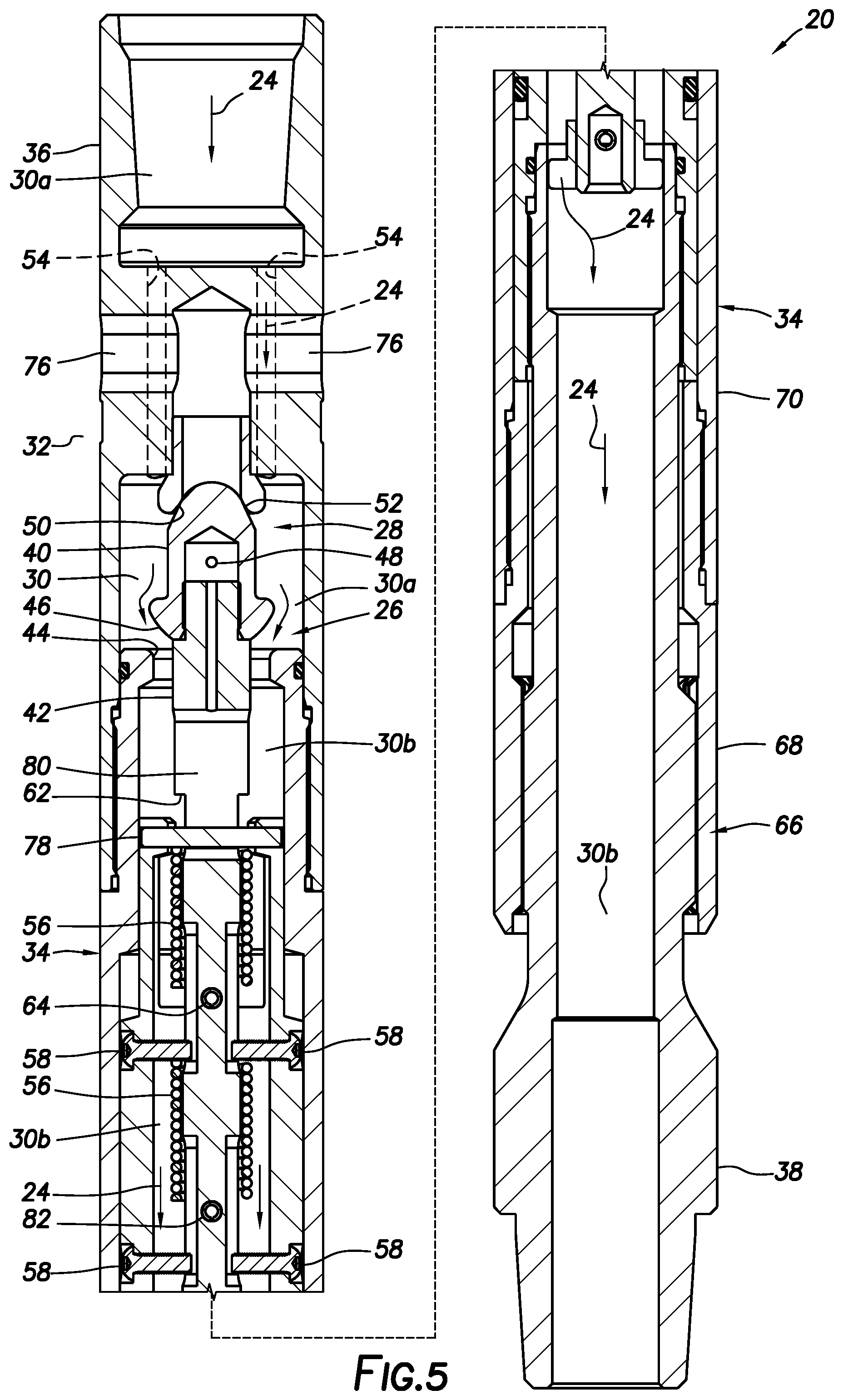 Patent US11773667 Figure 5 – Circulating valve and associated system and method