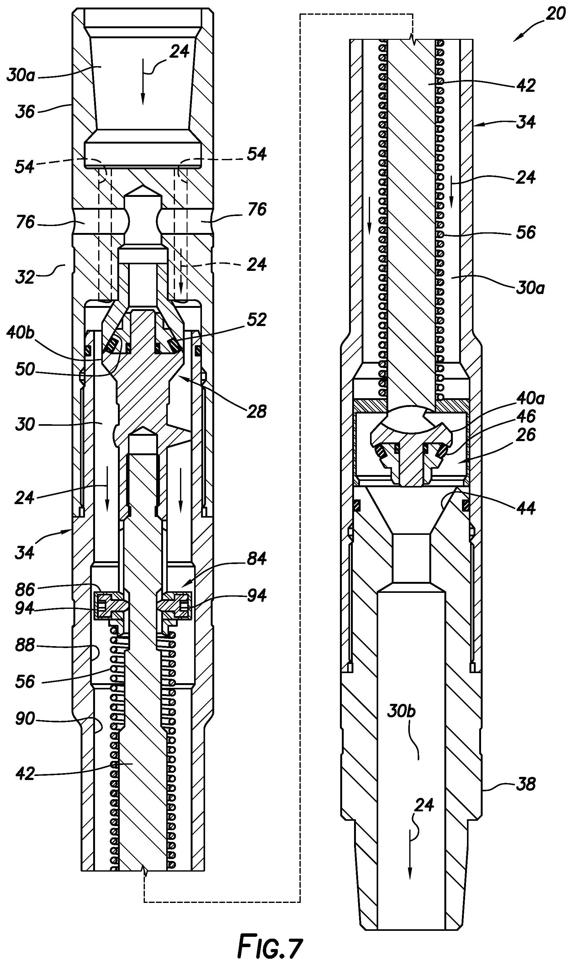 Patent US11773667 Figure 7 – Circulating valve and associated system and method