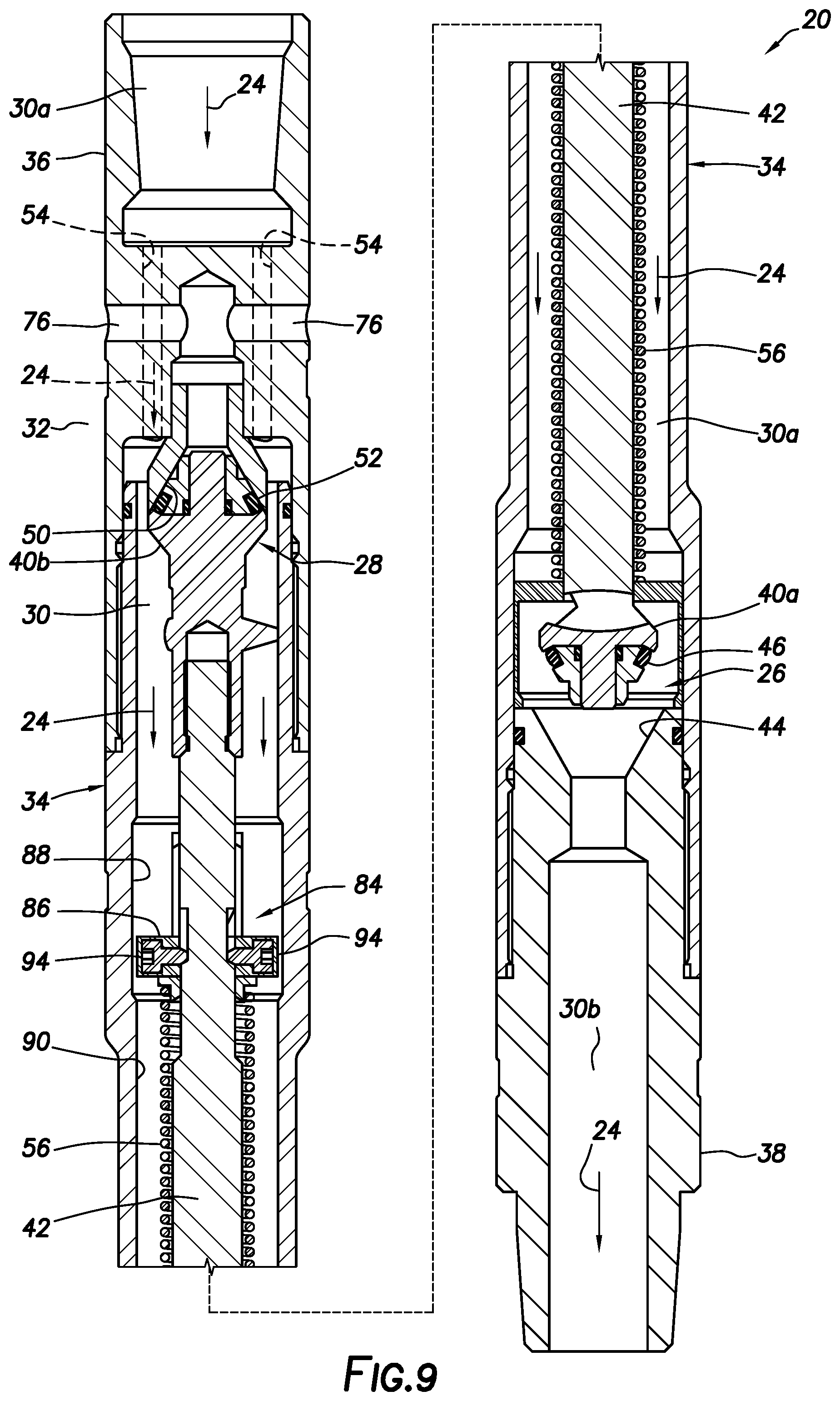 Patent US11773667 Figure 9 – Circulating valve and associated system and method