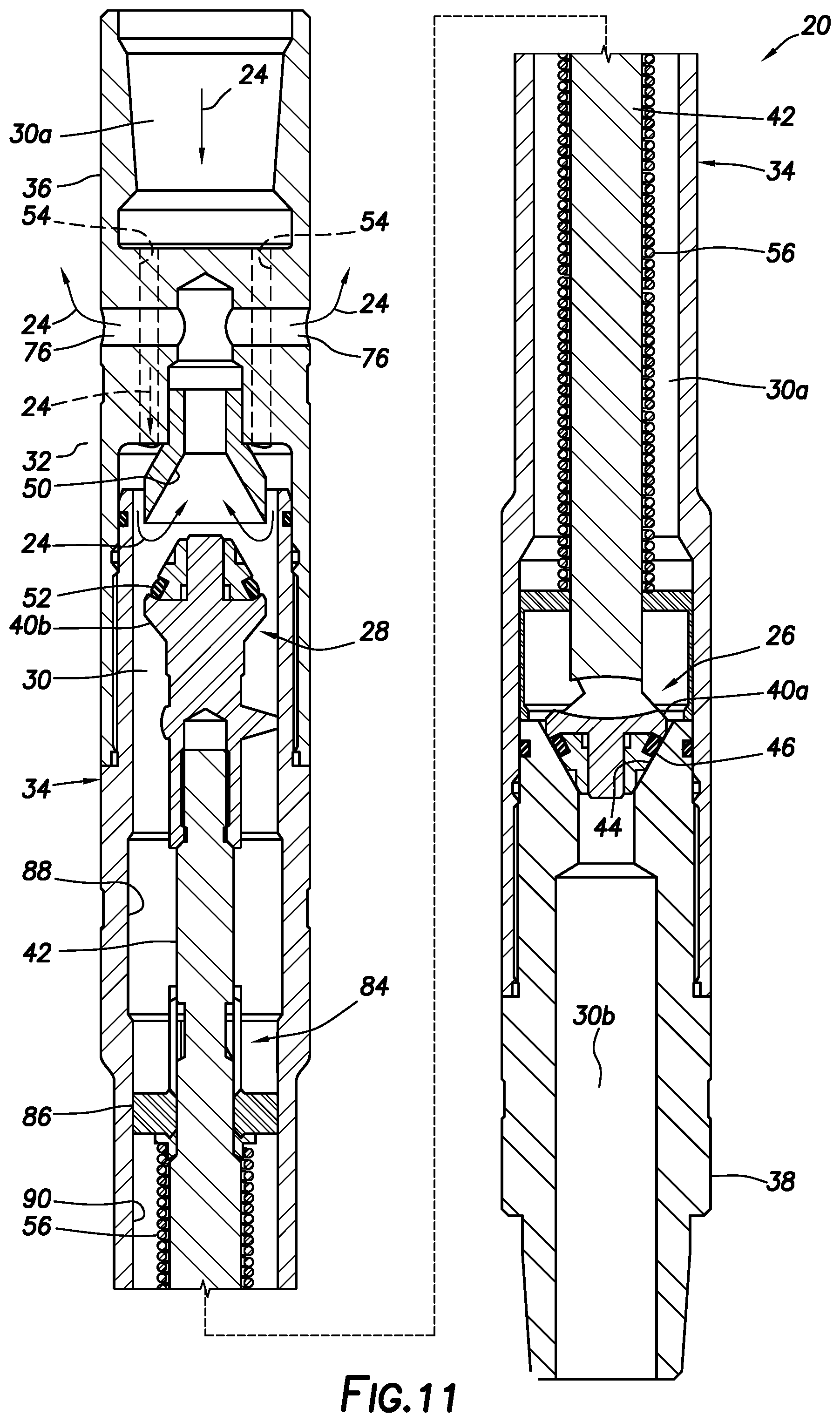 Patent US11773667 Figure 11 – Circulating valve and associated system and method