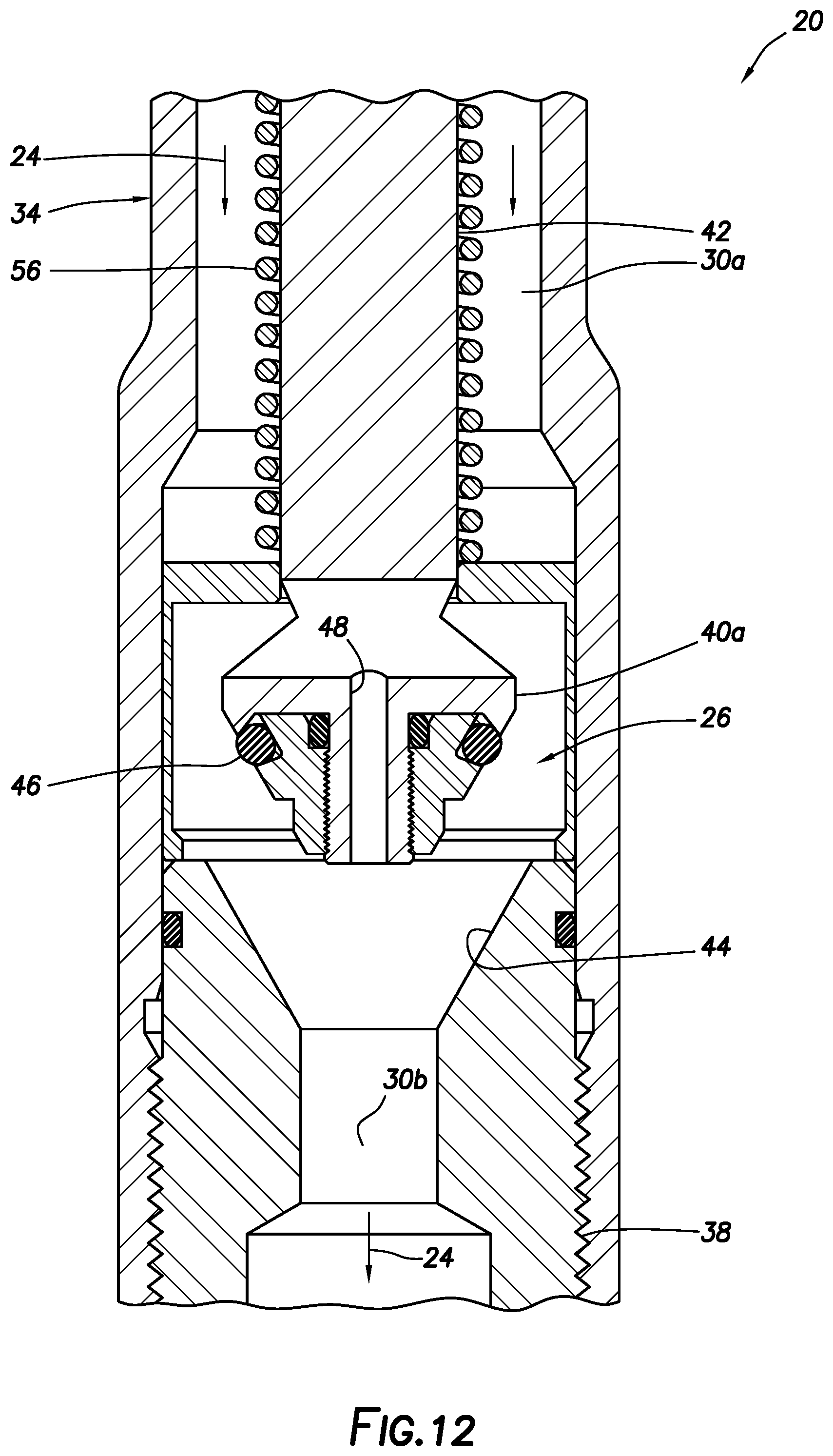 Patent US11773667 Figure 12 – Circulating valve and associated system and method