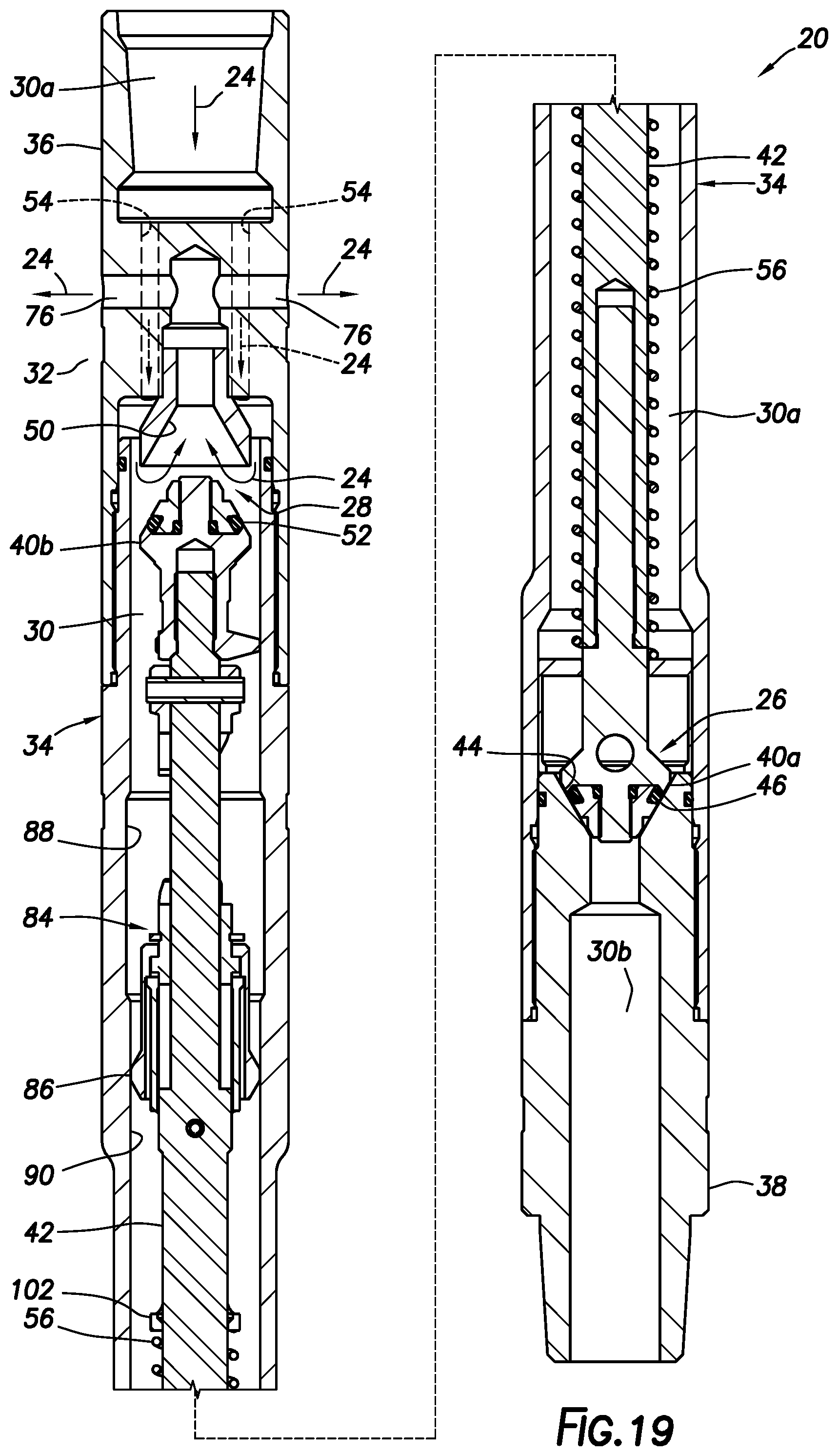 Patent US11773667 Figure 17 – Circulating valve and associated system and method