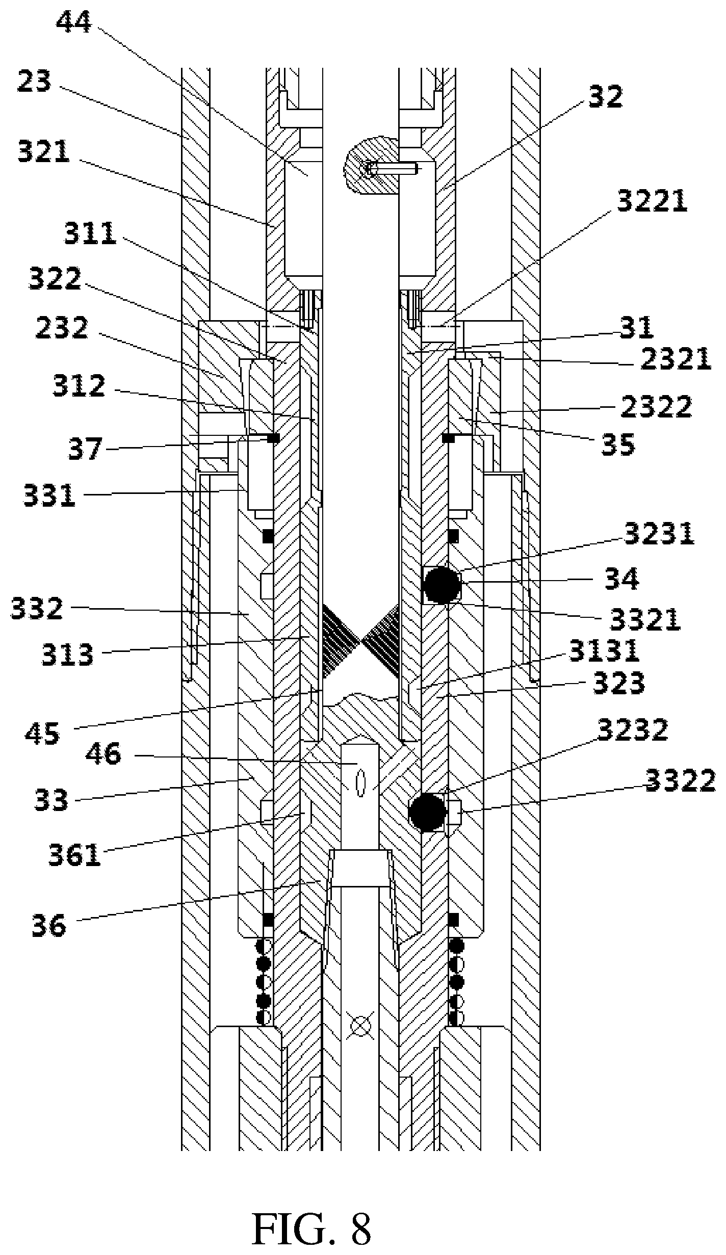 Patent US11773670 Figure 7 – Control mechanism of core drilling rig