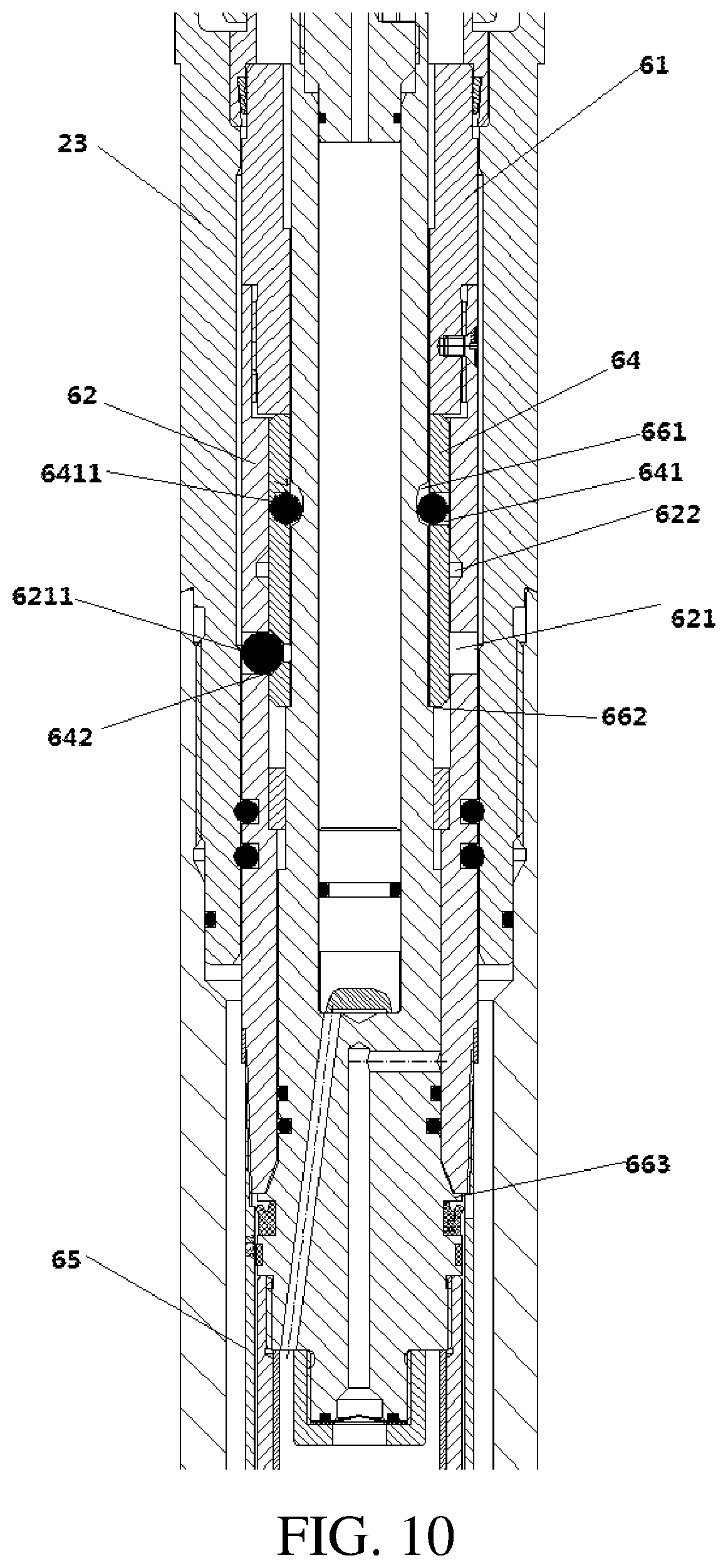 Patent US11773670 Figure 9 – Control mechanism of core drilling rig