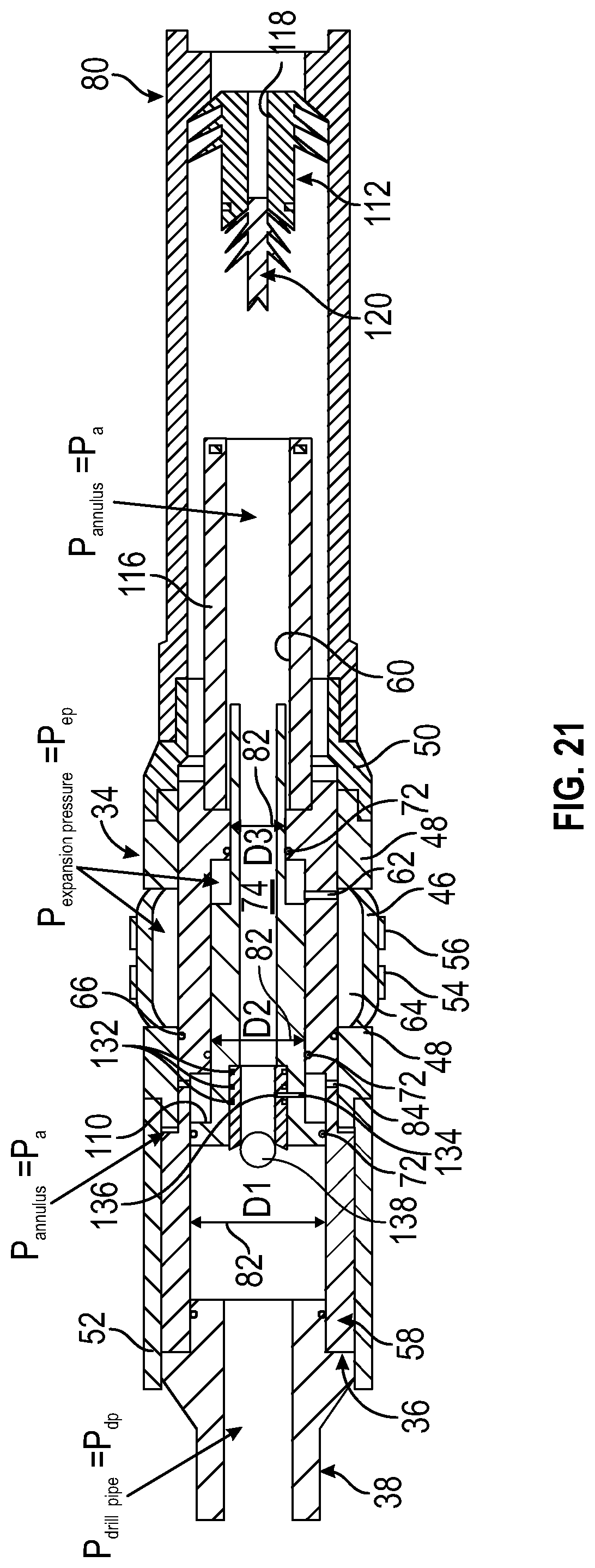 Patent US11773671 Figure 13 – Expandable liner hanger system and methodology