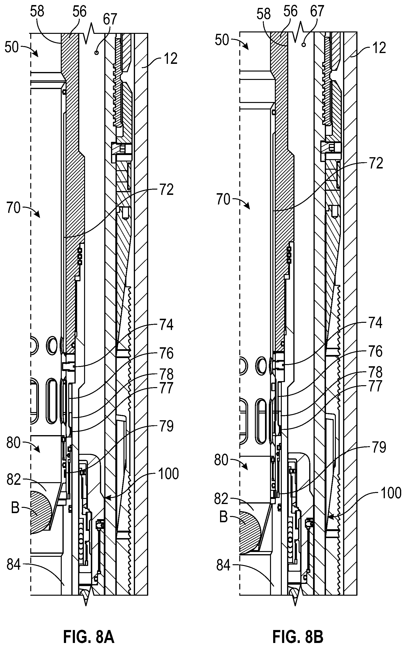 Patent US11773672 Figure 10 – Debris exclusive-pressure intensified-pressure balanced setting tool for liner hanger