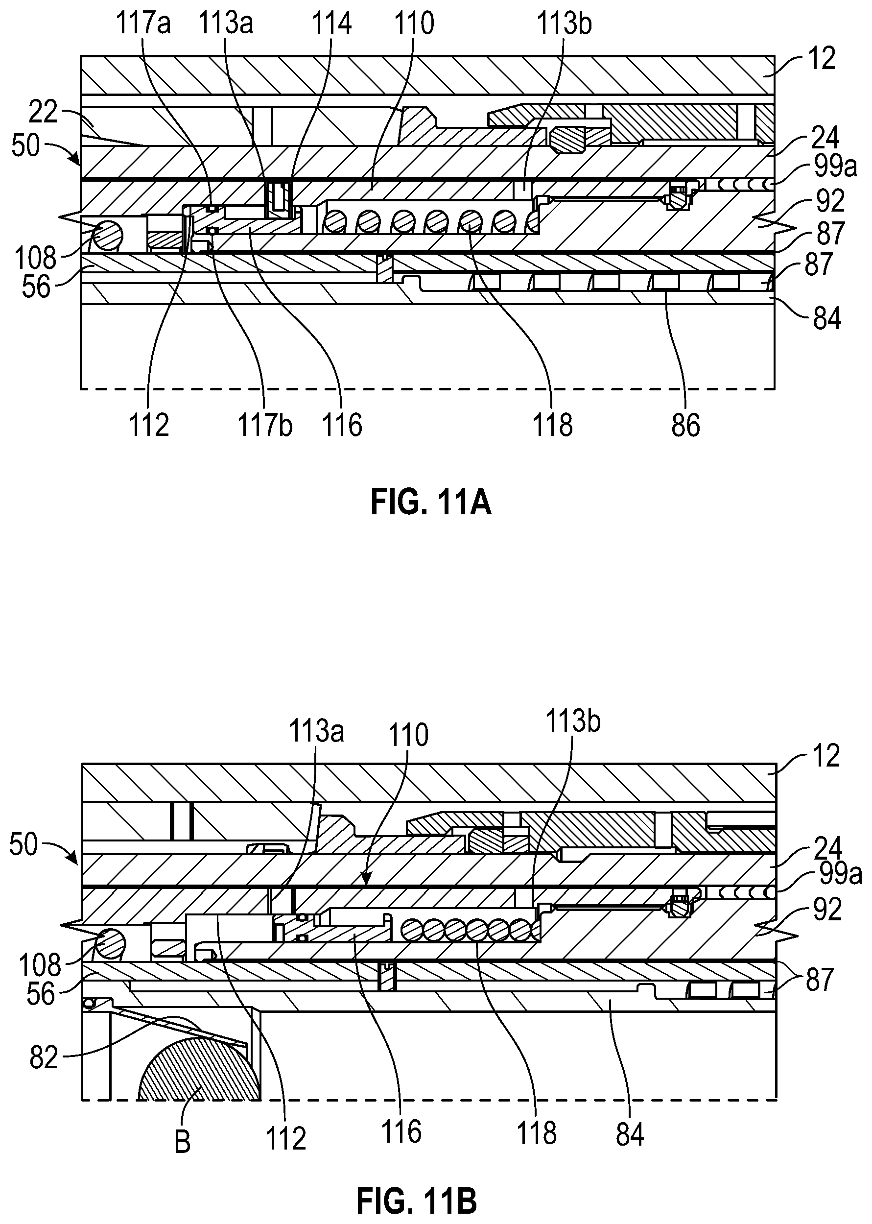 Patent US11773672 Figure 14 – Debris exclusive-pressure intensified-pressure balanced setting tool for liner hanger