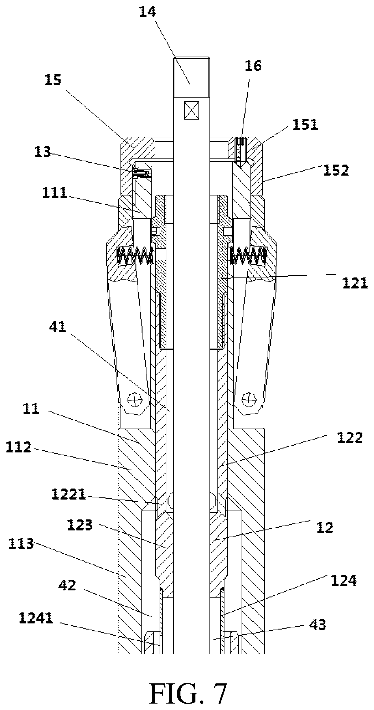 Patent US11773673 Figure 6 – Coring drill tool driving structure