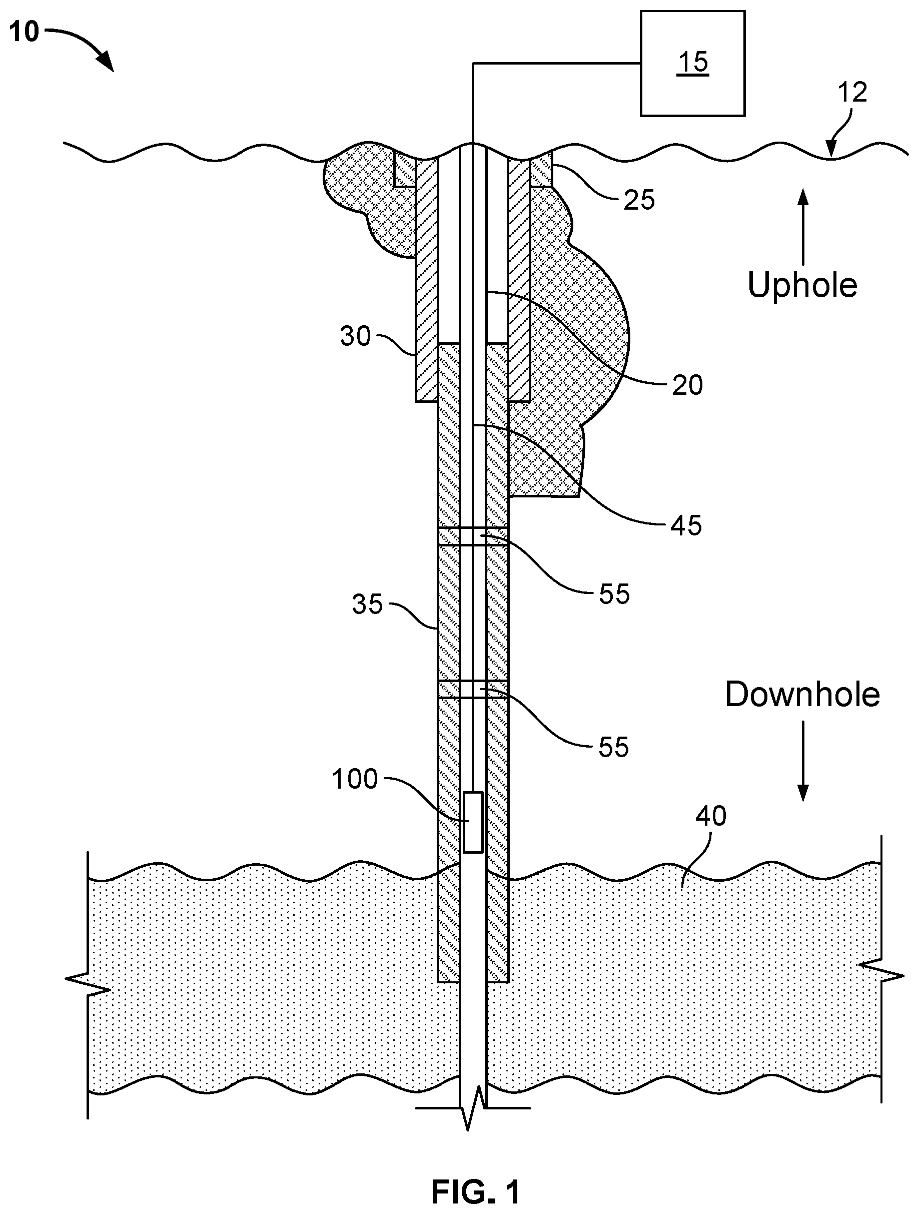 Patent US11773674 Figure 1 – Apparatus, systems, and methods for sealing a wellbore