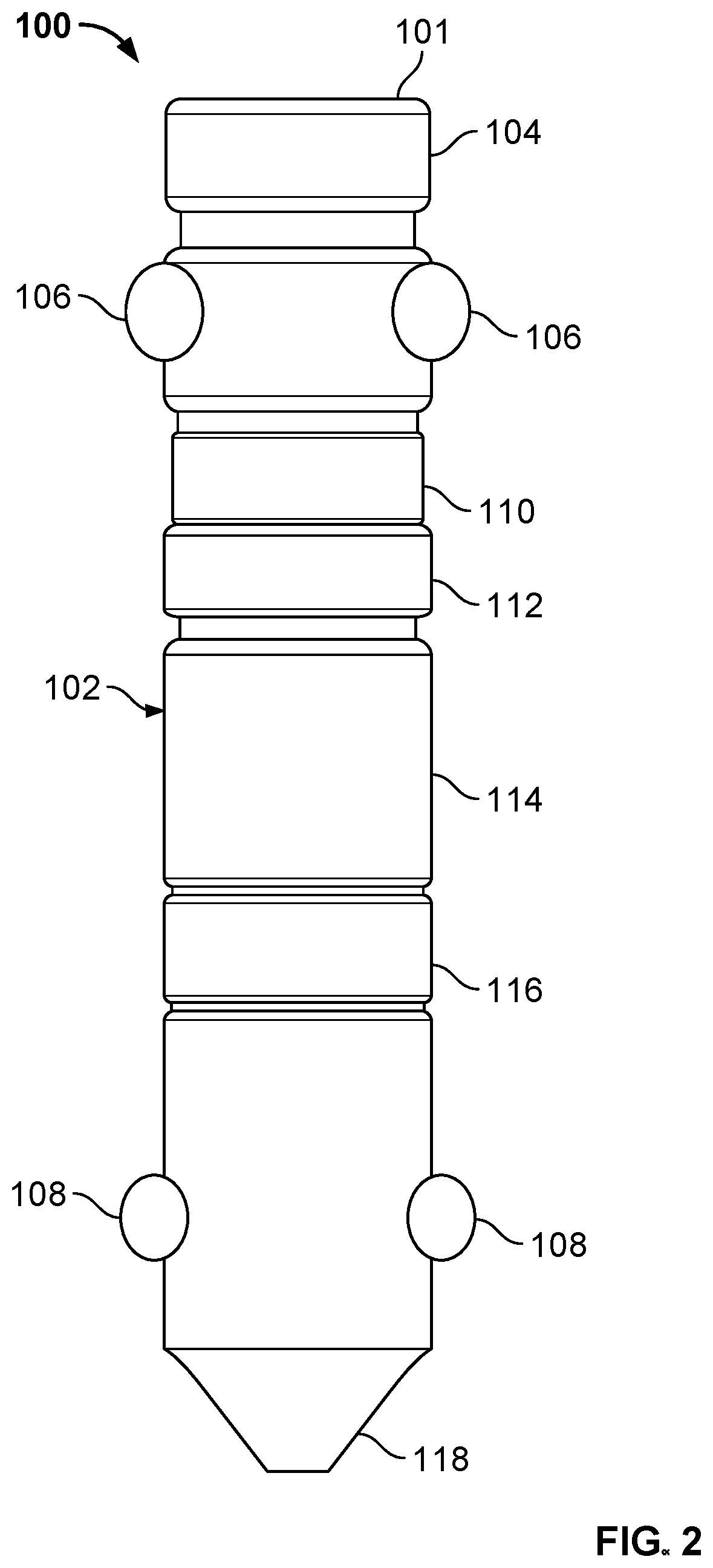 Patent US11773674 Figure 2 – Apparatus, systems, and methods for sealing a wellbore
