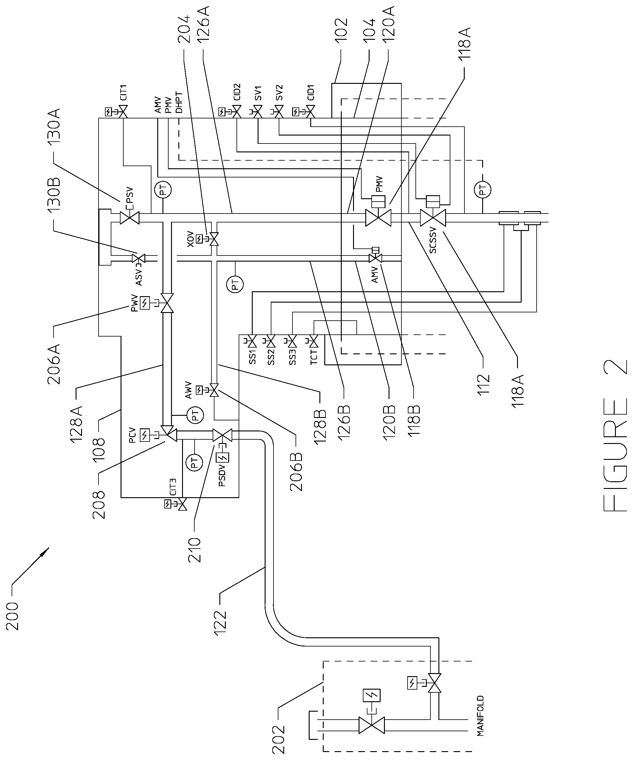 Patent US11773678 Figure 2 – Barrier arrangement in wellhead assembly