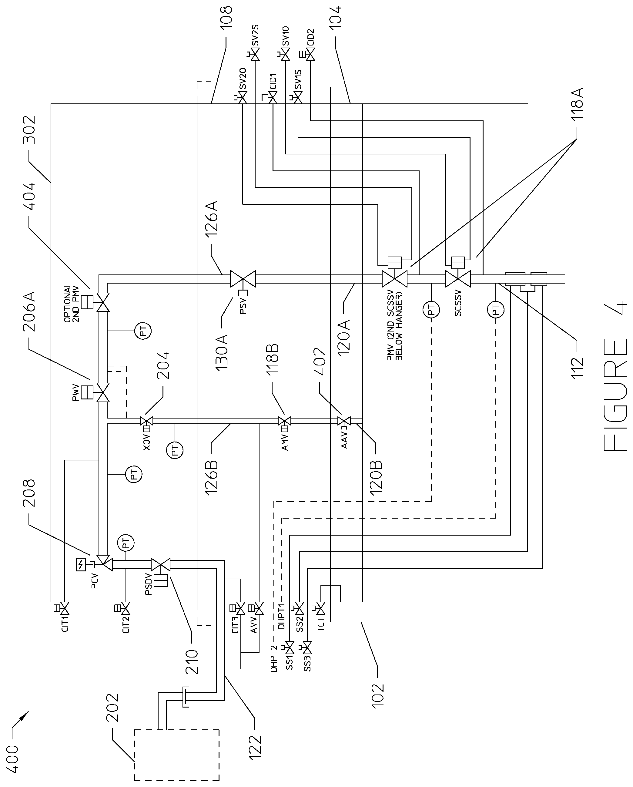 Patent US11773678 Figure 4 – Barrier arrangement in wellhead assembly