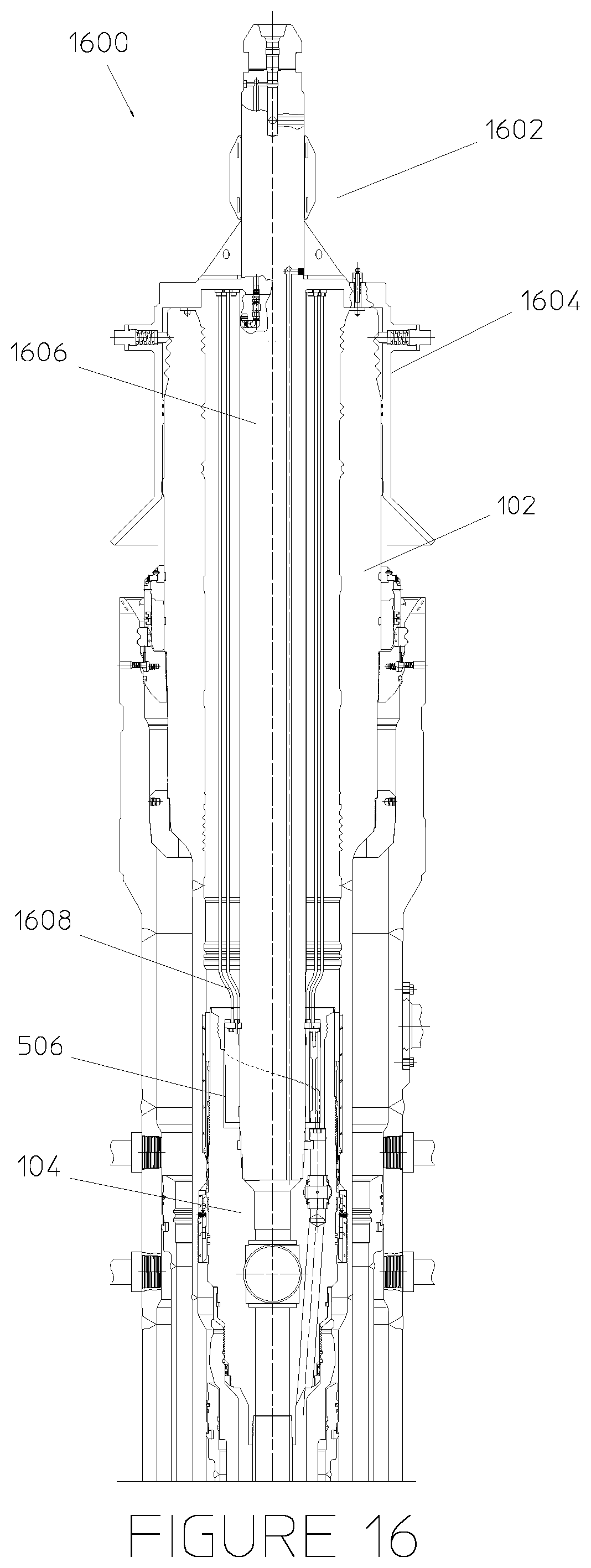 Patent US11773678 Figure 16 – Barrier arrangement in wellhead assembly