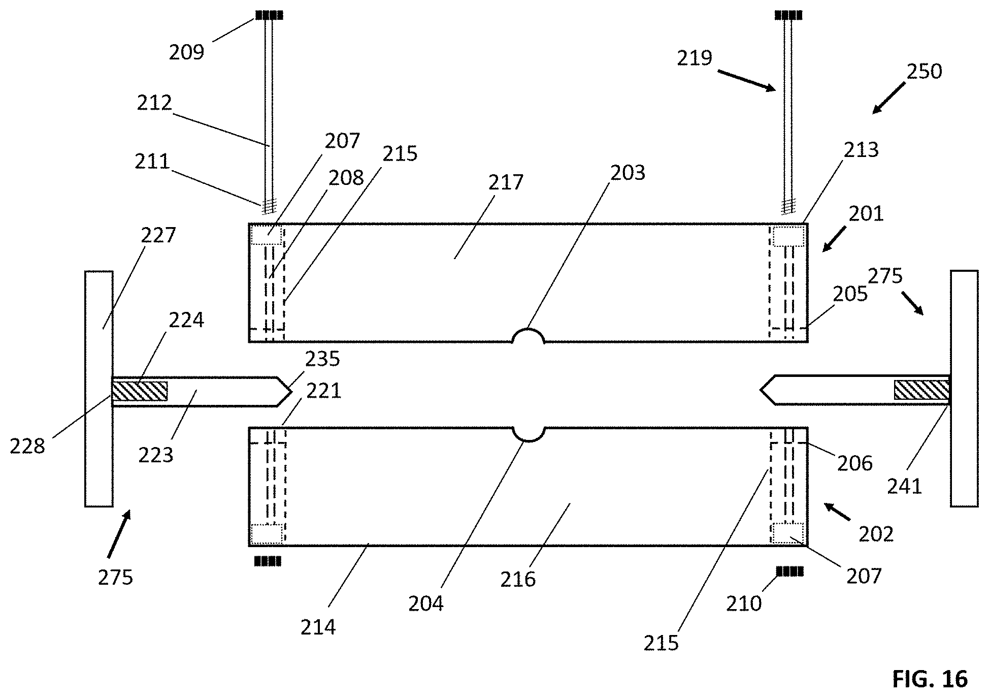 Patent US11773680 Figure 16 – Mechanical packer systems for controlling fluid flow
