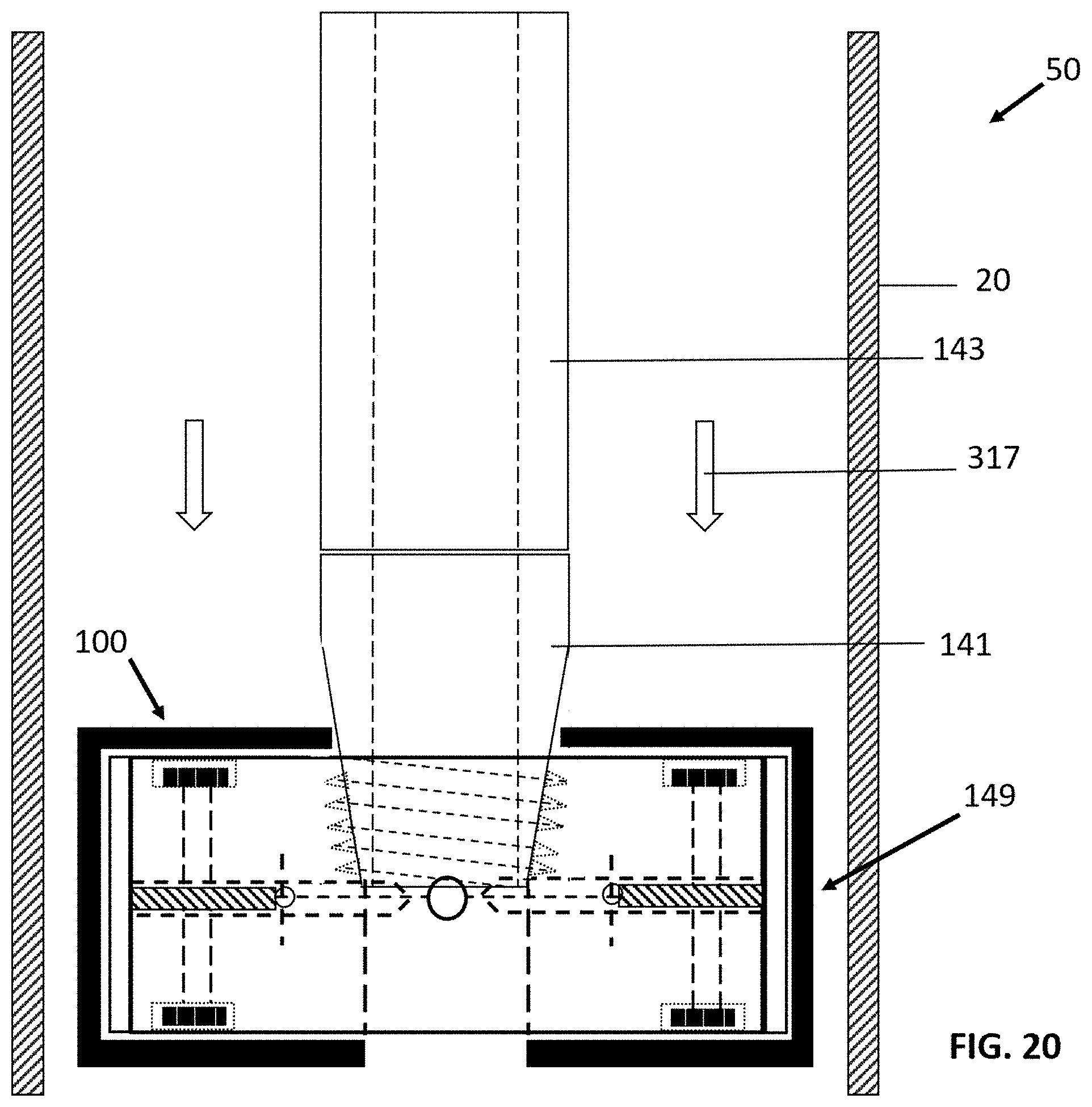 Patent US11773680 Figure 20 – Mechanical packer systems for controlling fluid flow