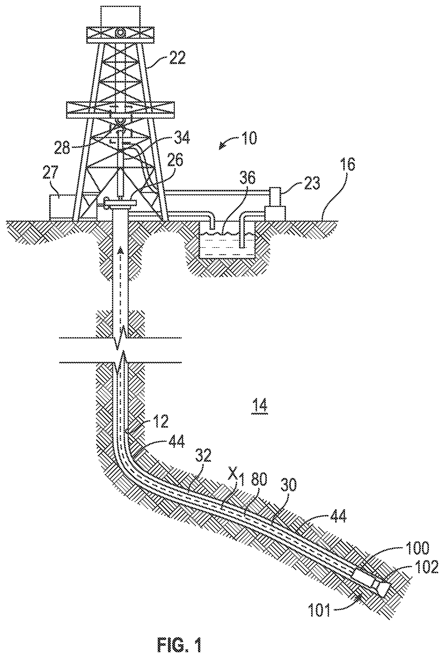 Patent US11773685 Figure 1 – Steering system for use with a drill string