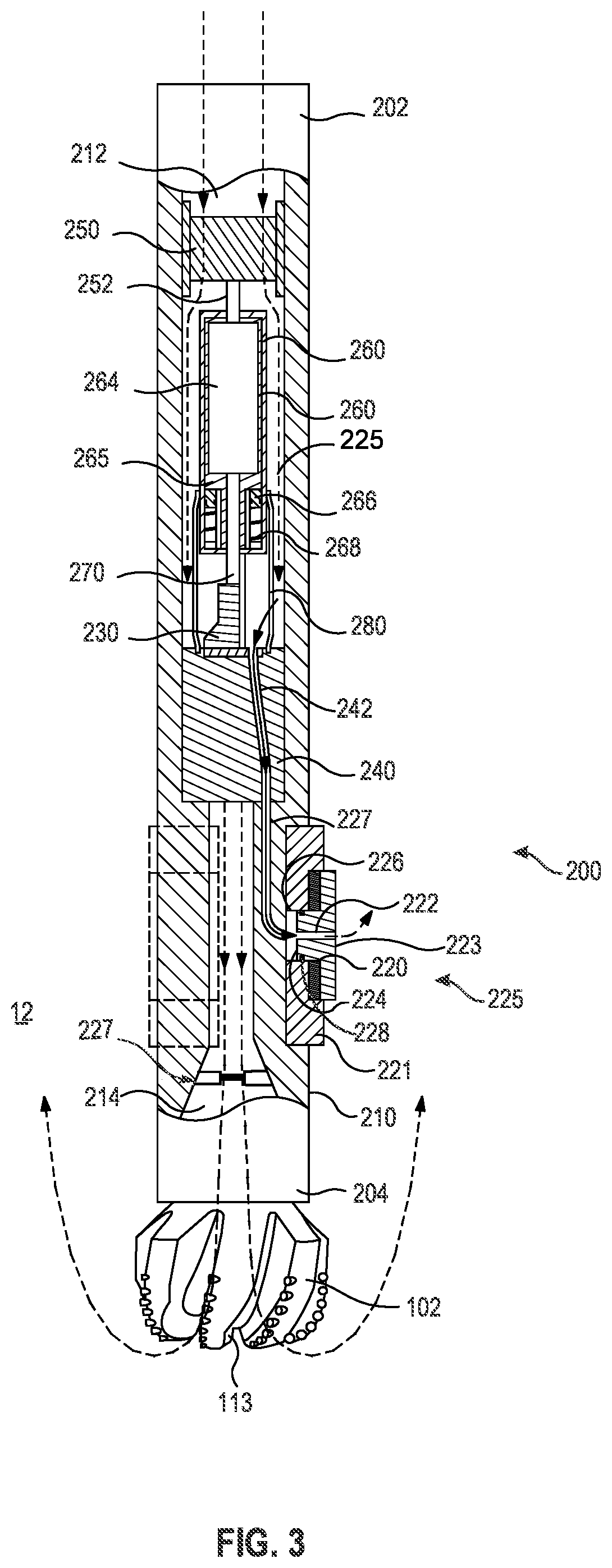 Patent US11773685 Figure 3 – Steering system for use with a drill string