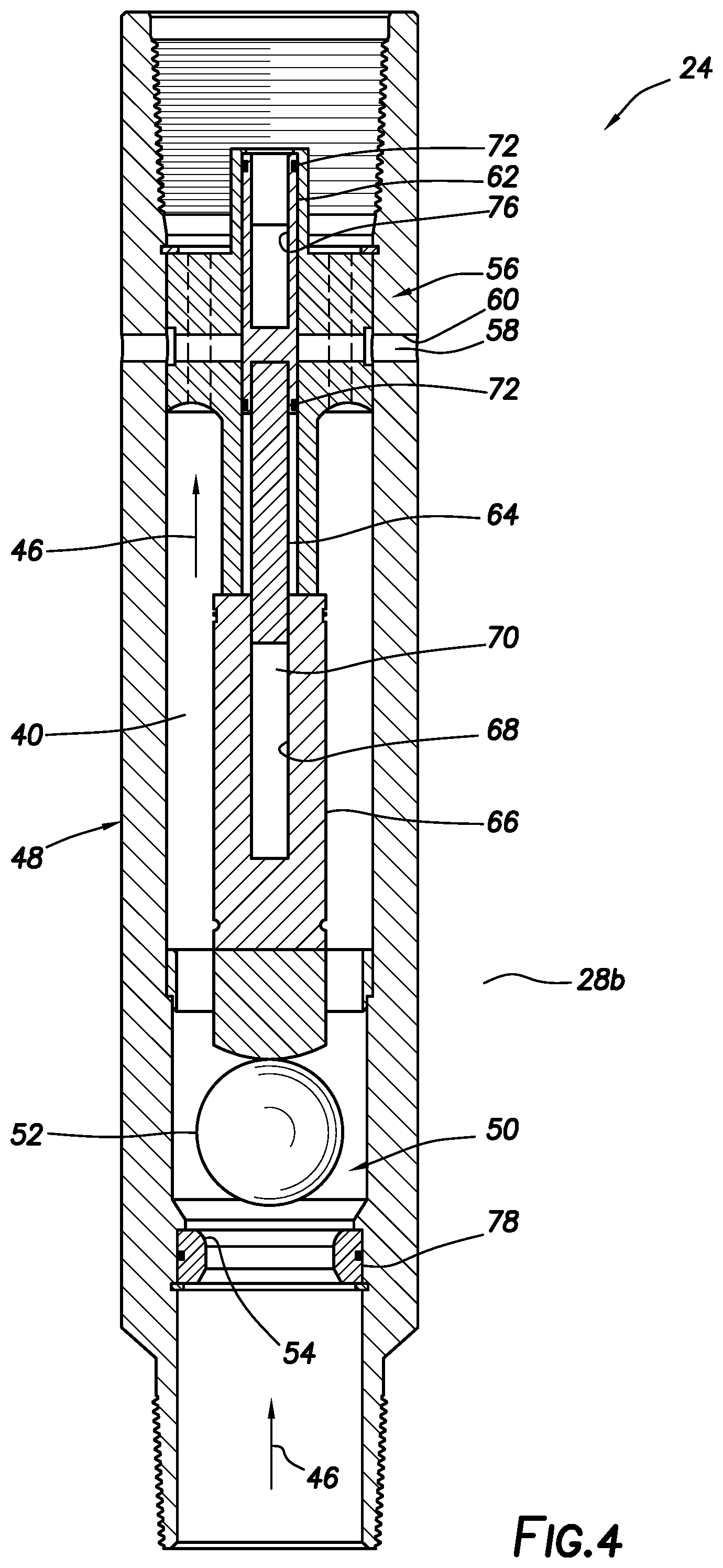 Patent US11773689 Figure 4 – Surge flow mitigation tool, system and method