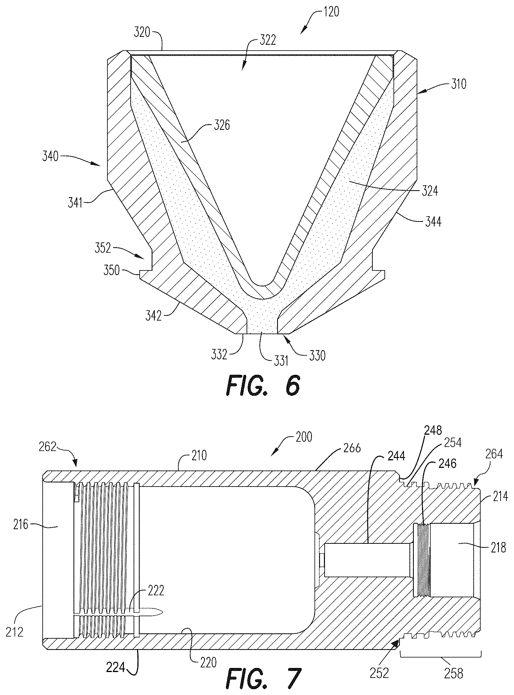 Patent US11773698 Figure 6 – Shaped charge holder and perforating gun
