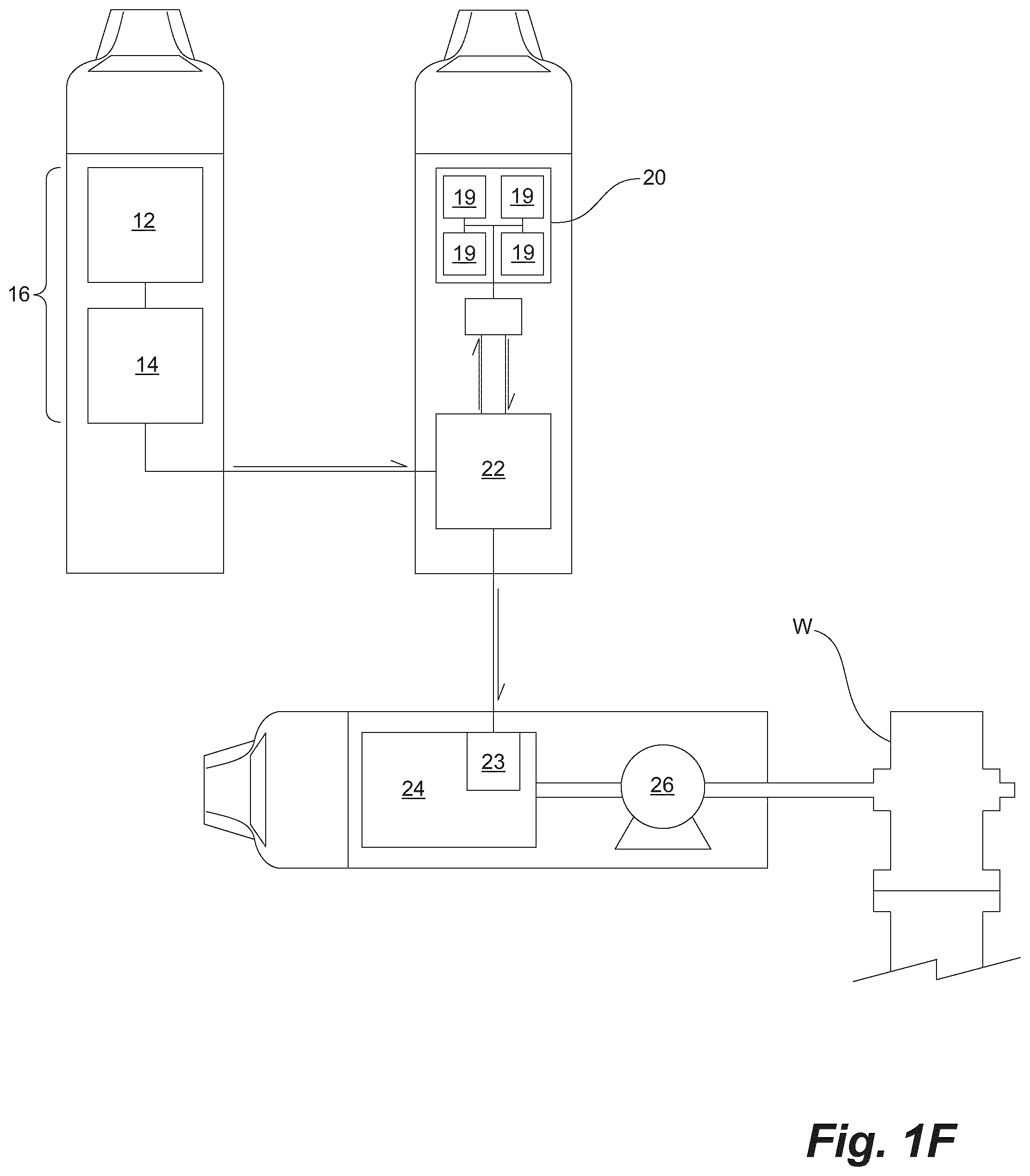 Patent US11773699 Figure 6 – Powertrain for wellsite operations and method