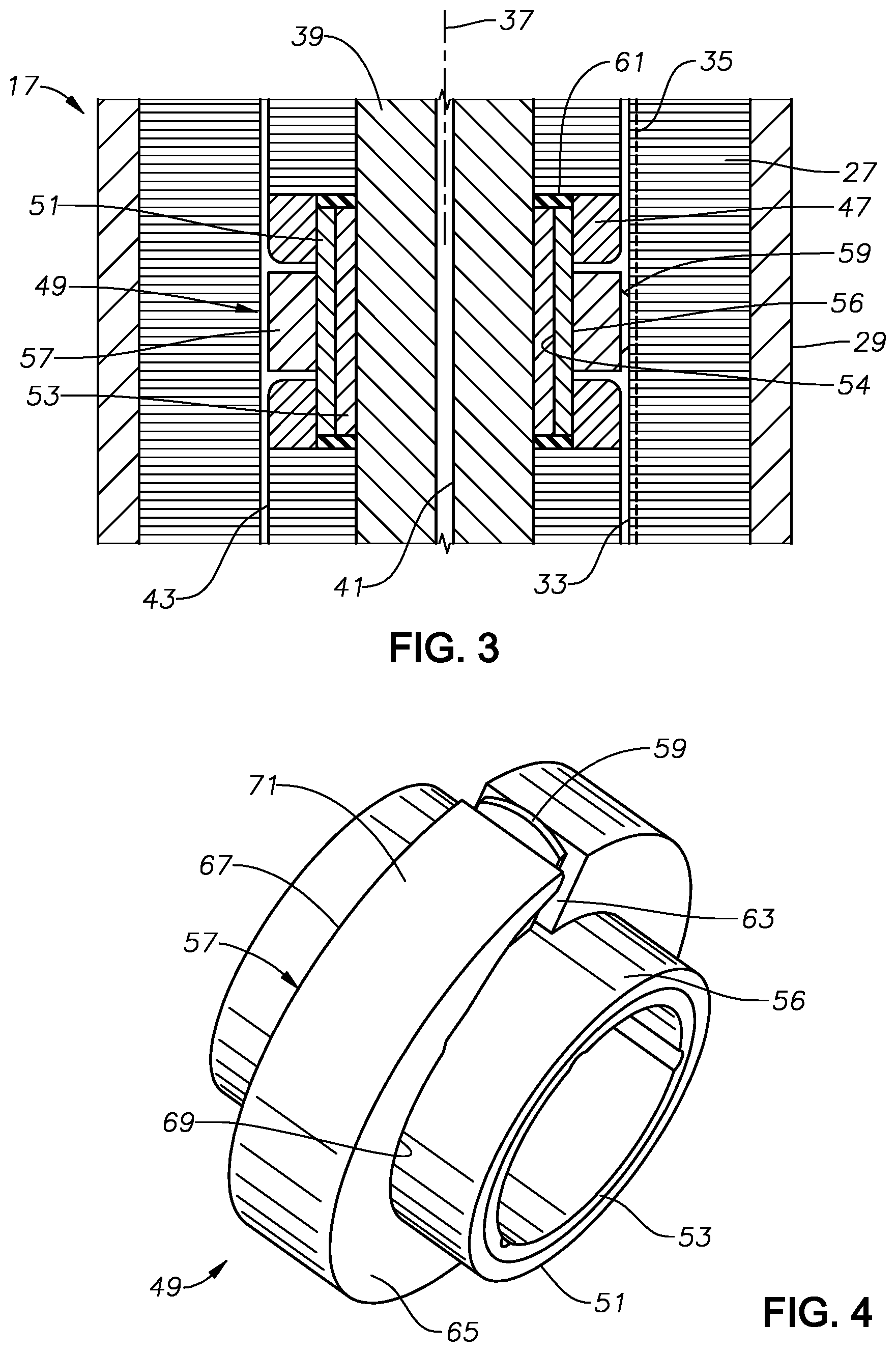 Patent US11773702 Figure 2 – Motor bearing with anti-rotation spring for electrical submersible well pump