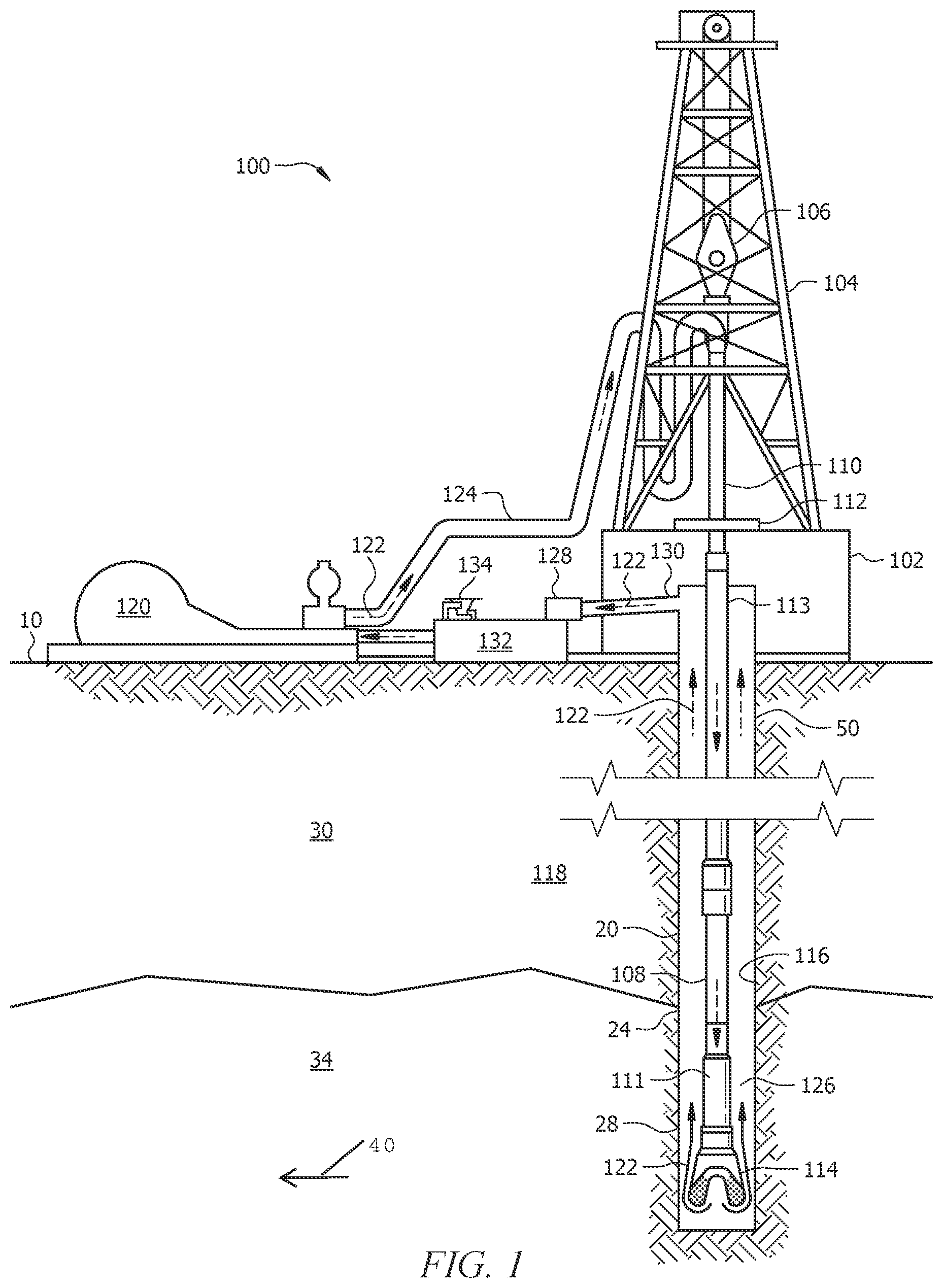 Patent US11773705 Figure 1 – Changing calcium carbonate particle size with starch for reservoir fluids