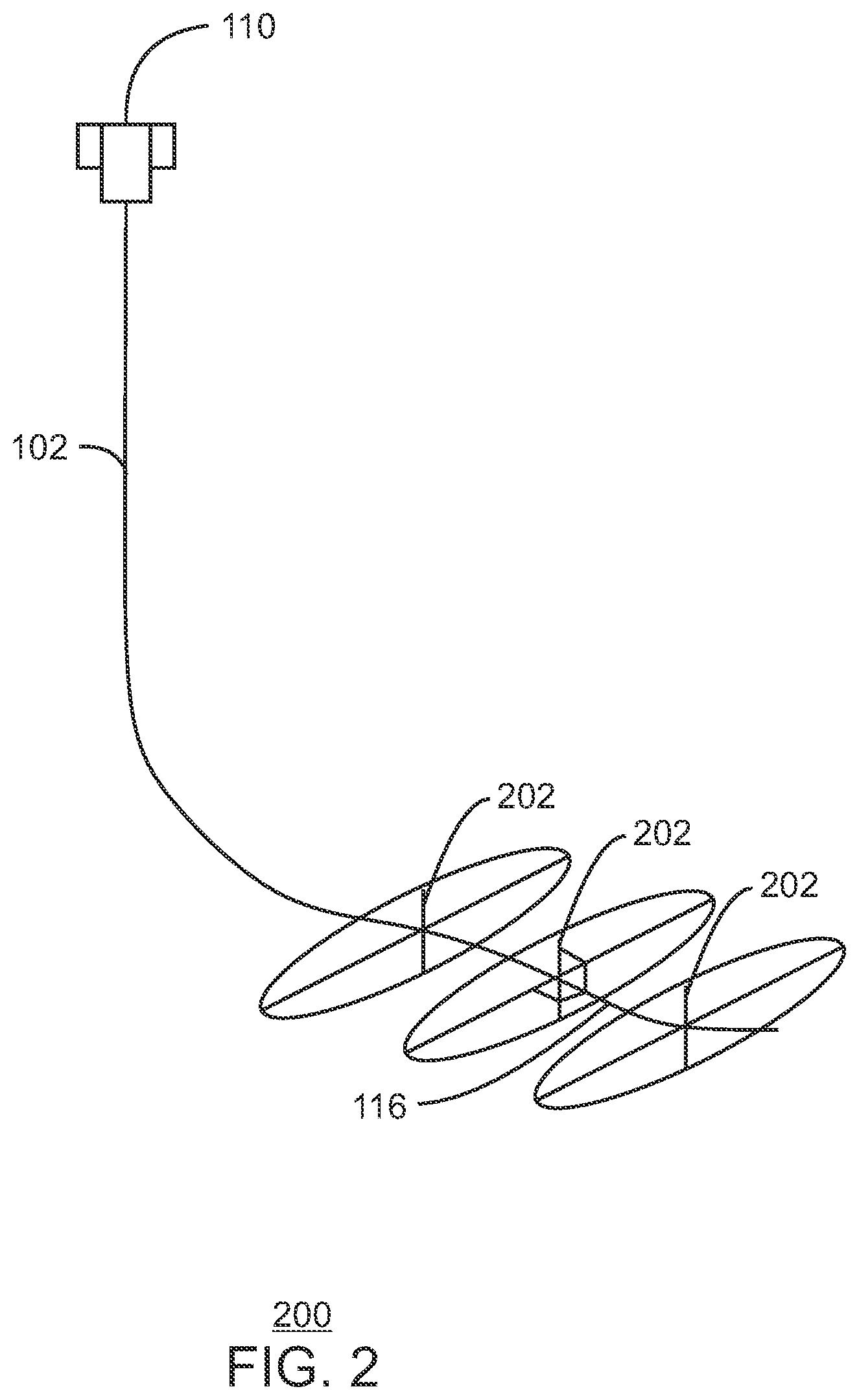 Patent US11773707 Figure 2 – Methods and systems of creating fractures in a subsurface formation