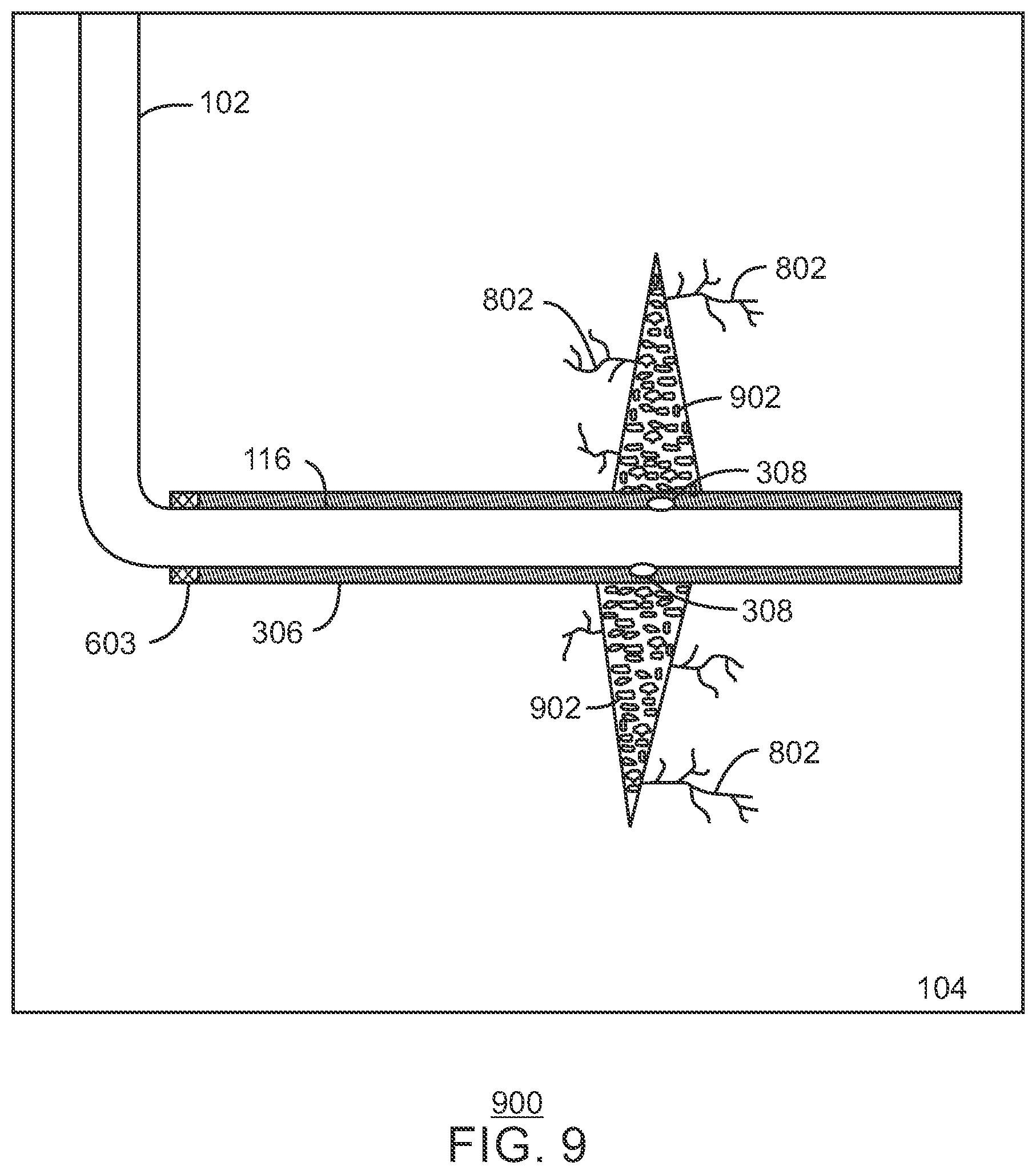 Patent US11773707 Figure 12 – Methods and systems of creating fractures in a subsurface formation