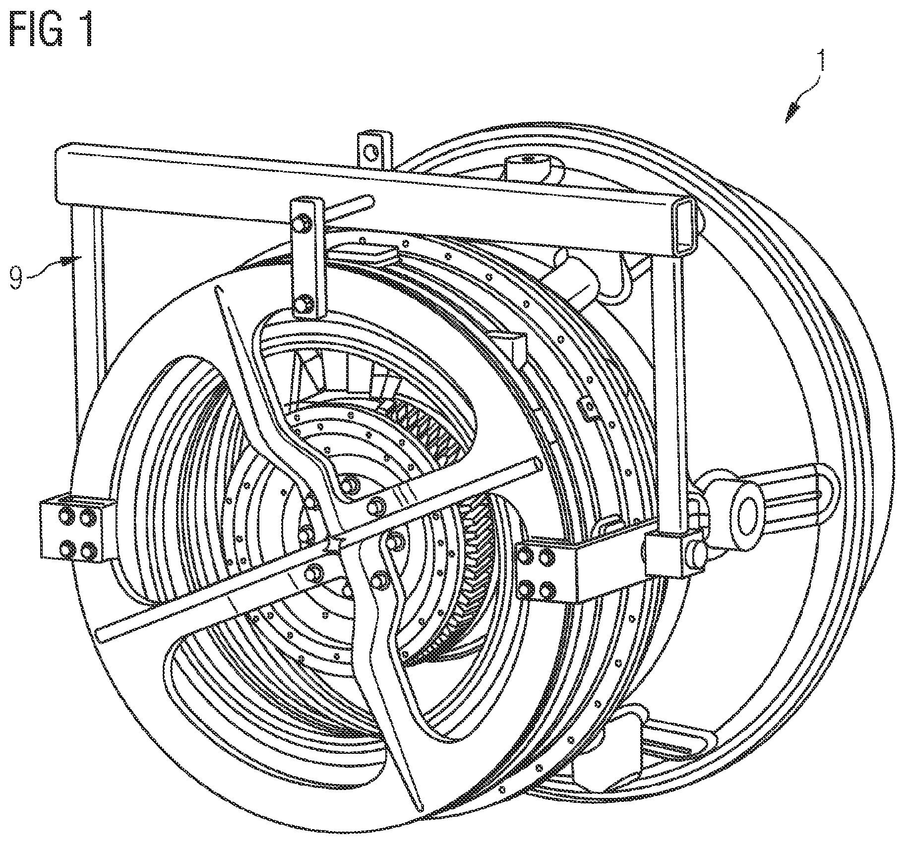 Patent US11773722 Figure 1 – Method of assembling and disassembling a gas turbine engine module and an assembly therefor