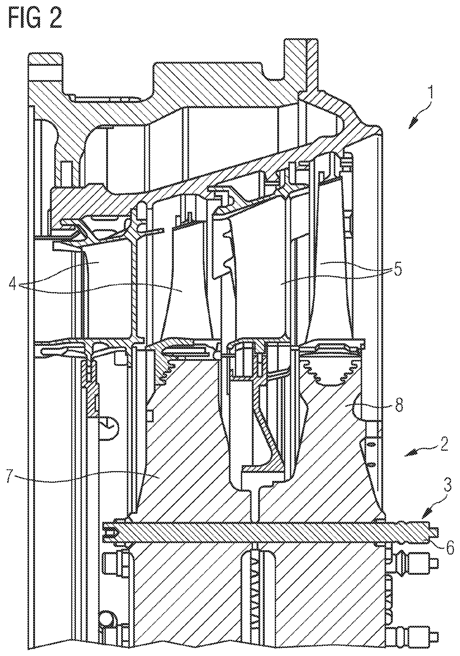 Patent US11773722 Figure 2 – Method of assembling and disassembling a gas turbine engine module and an assembly therefor