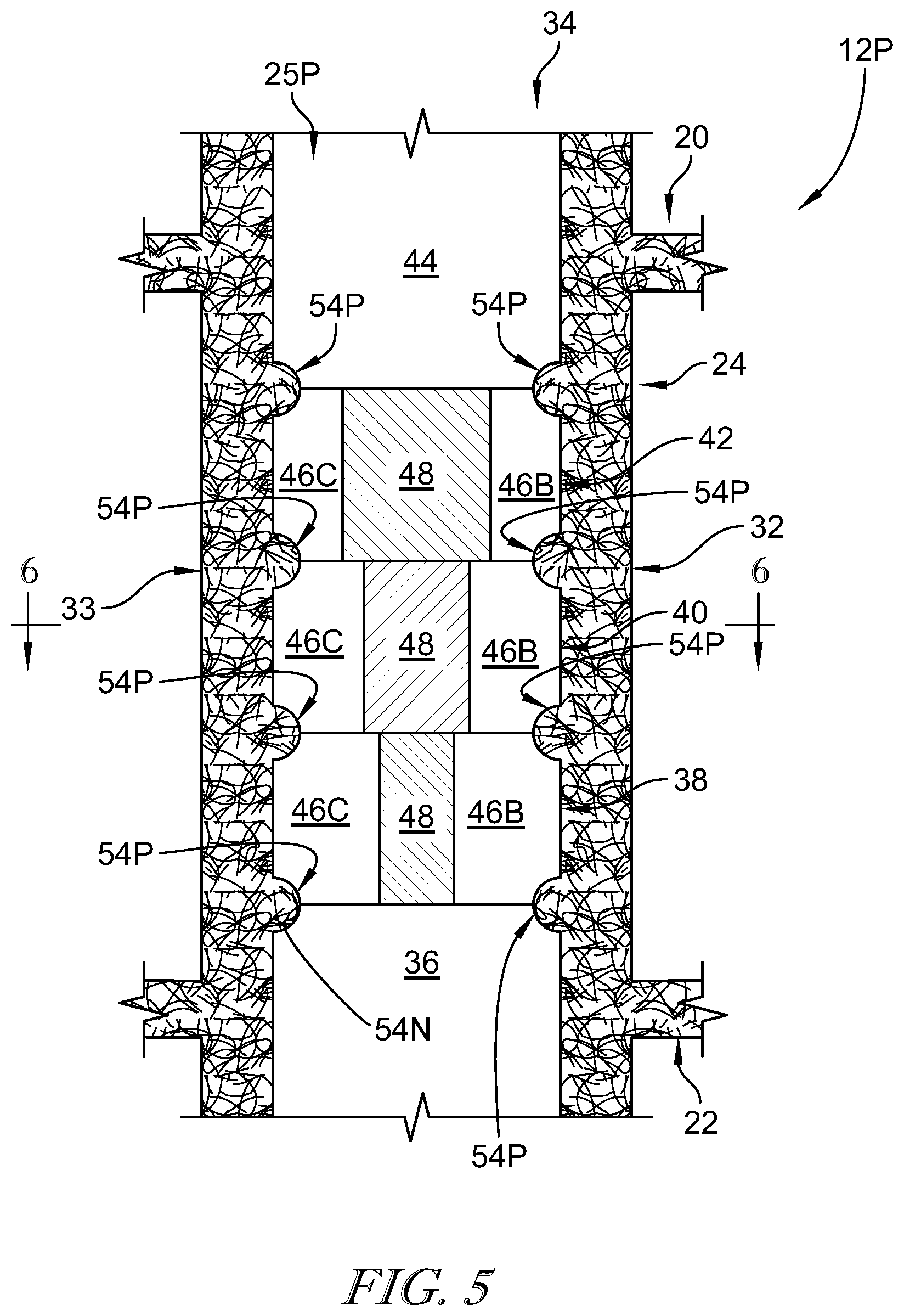 Patent US11773730 Figure 4 – Ceramic matrix composite airfoil with heat transfer augmentation