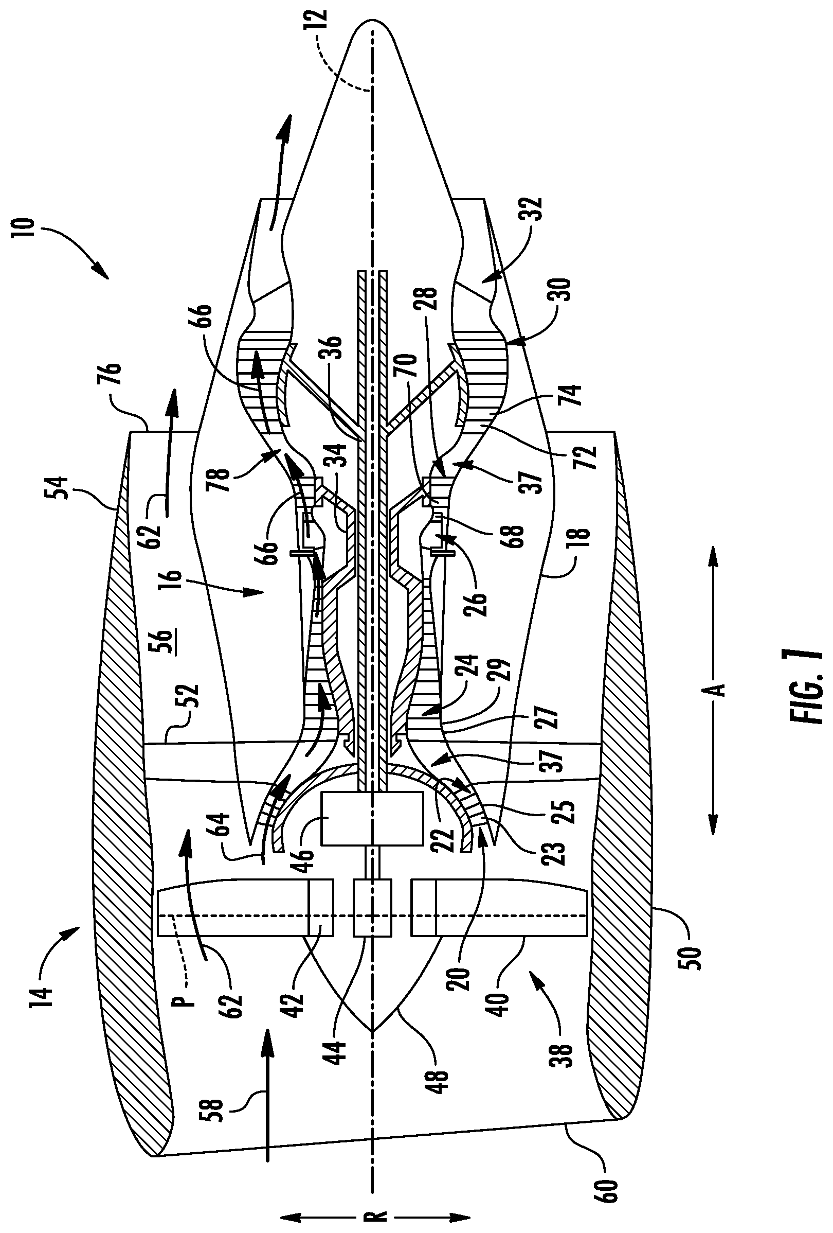 Patent US11773732 Figure 1 – Rotor blade with protective layer