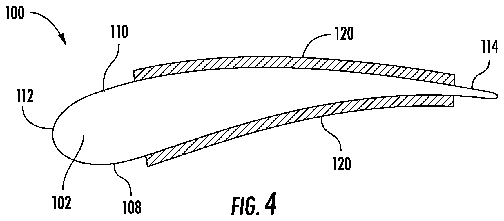 Patent US11773732 Figure 4 – Rotor blade with protective layer