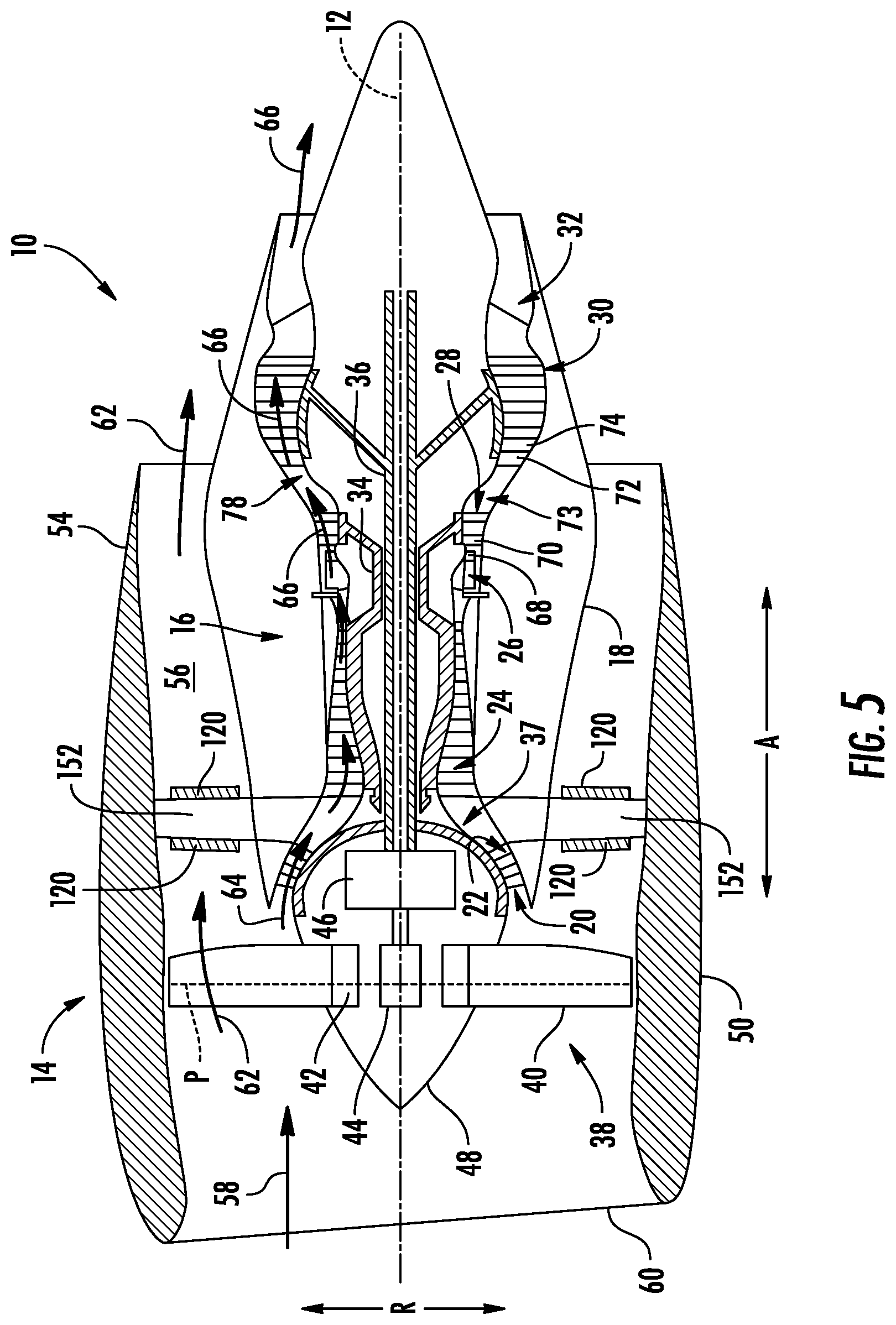 Patent US11773732 Figure 5 – Rotor blade with protective layer